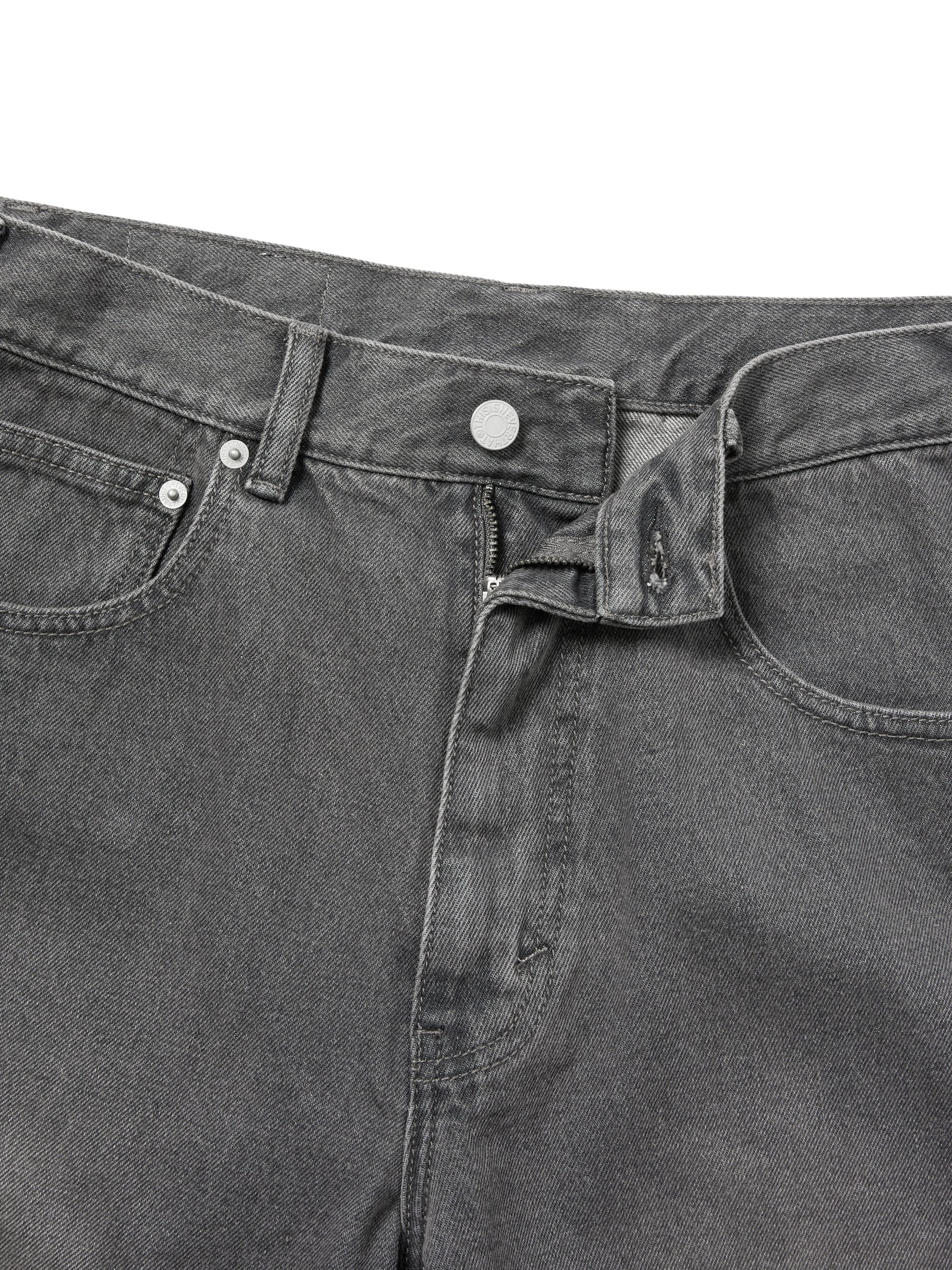 thisisneverthat - Washed Denim Short (Grey) product image 2 | TRAB K-Fashion Australia