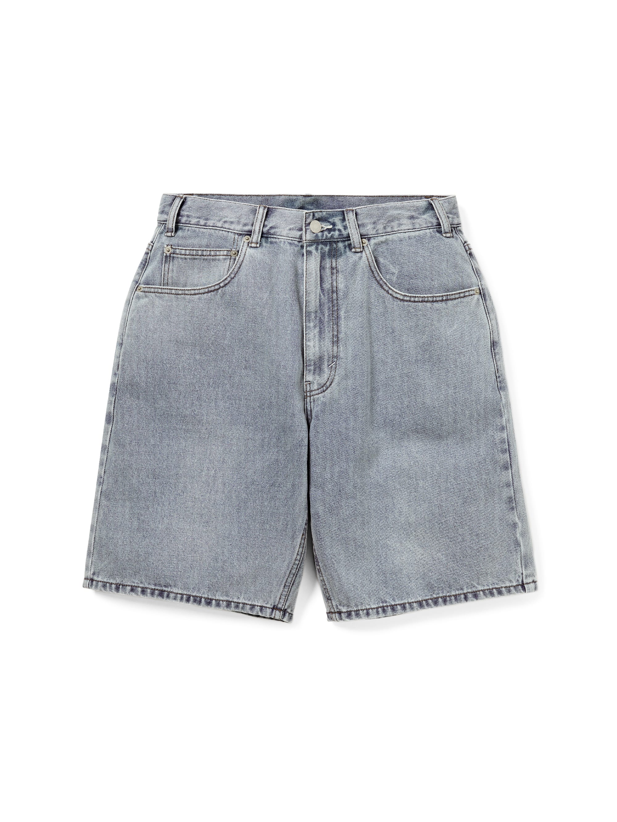thisisneverthat - Washed Denim Short (Washed Blue) product image 1 | TRAB K-Fashion Australia