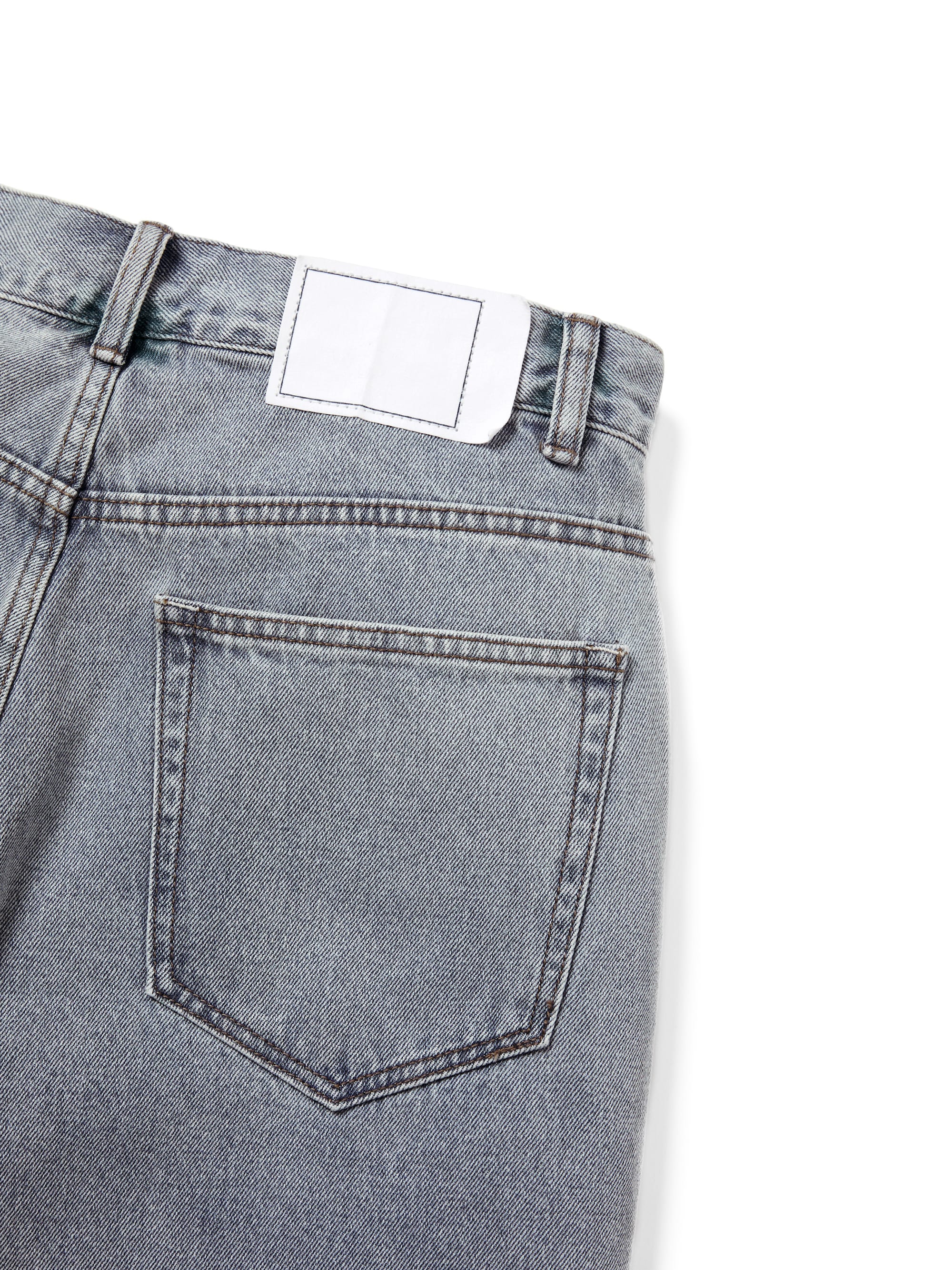 thisisneverthat - Washed Denim Short (Washed Blue) product image 3 | TRAB K-Fashion Australia
