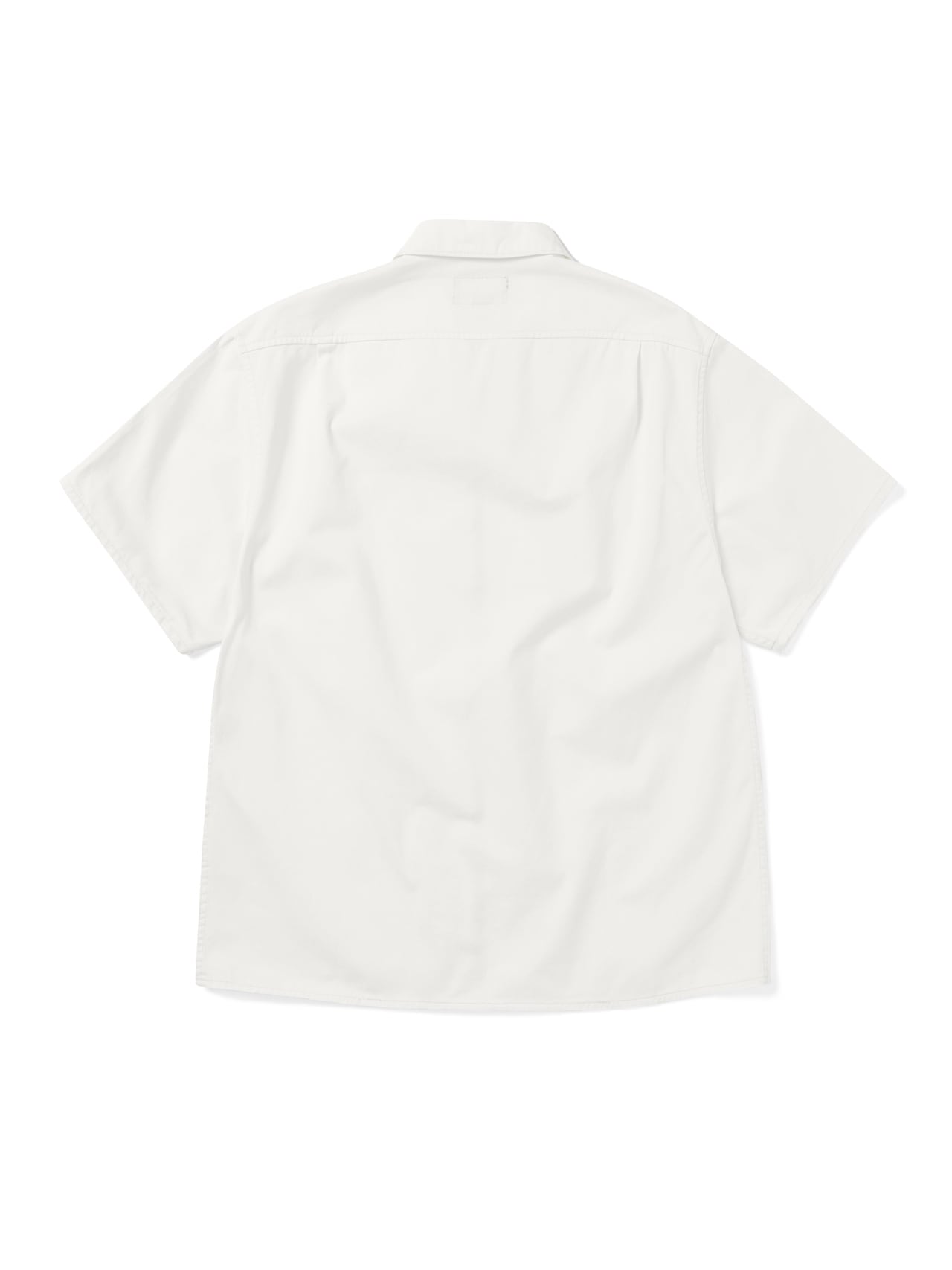 thisisneverthat - Washed Denim Zip S/S Shirt (Off White) product image 4 | TRAB K-Fashion Australia