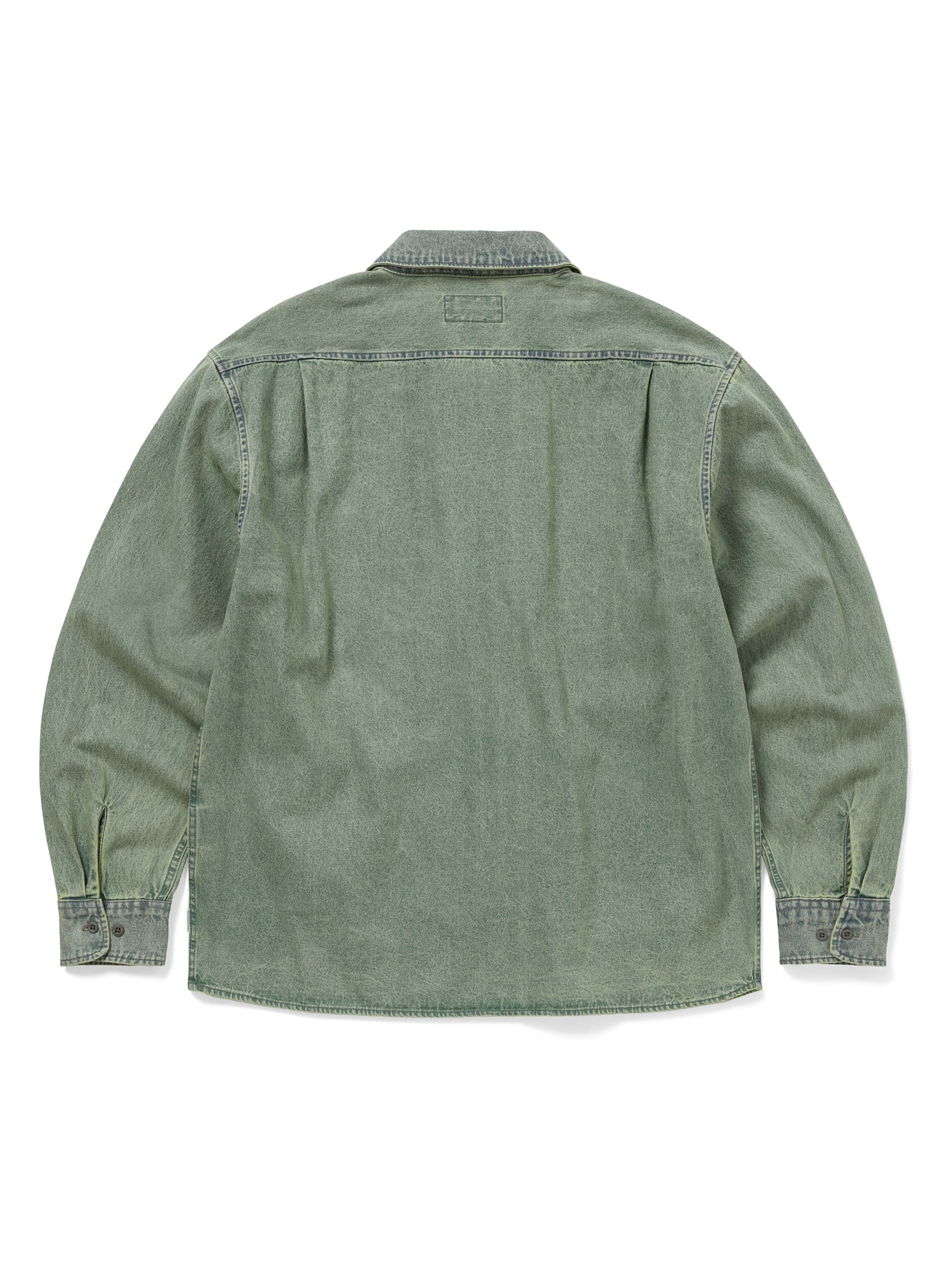 thisisneverthat - Washed Denim Zip Shirt (Tint) product image 3 | TRAB K-Fashion Australia