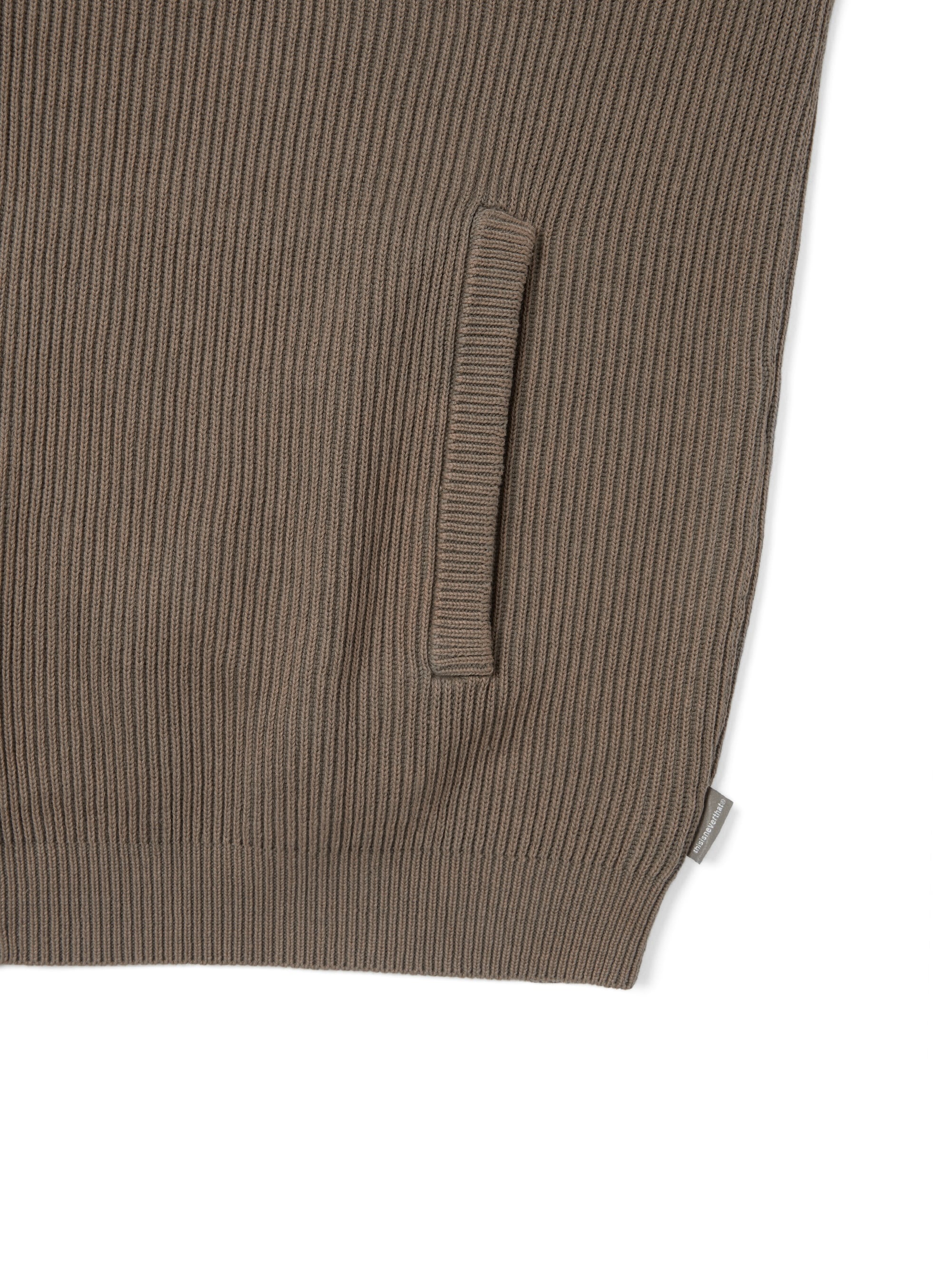 thisisneverthat - Washed Full Zip Cardigan (Grey) product image 3 | TRAB K-Fashion Australia