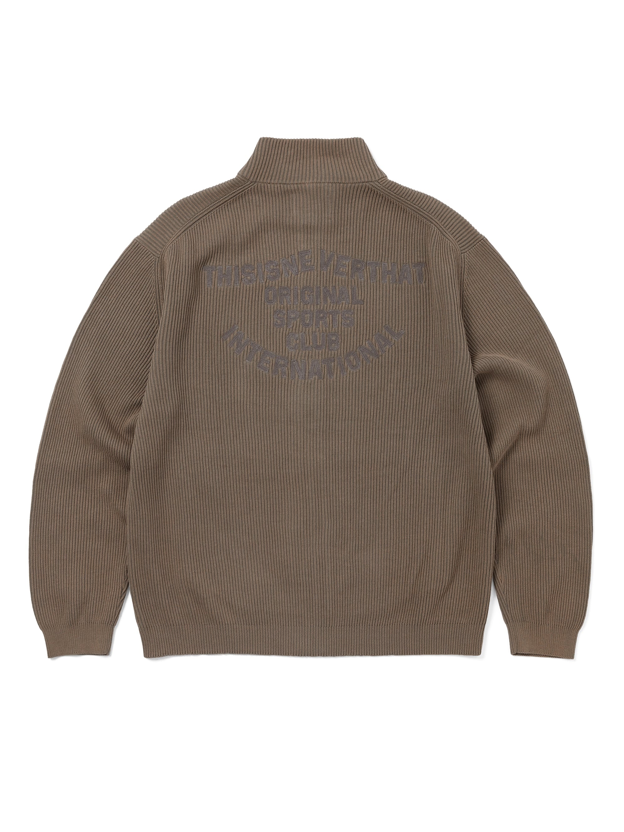 thisisneverthat - Washed Full Zip Cardigan (Grey) product image 6 | TRAB K-Fashion Australia