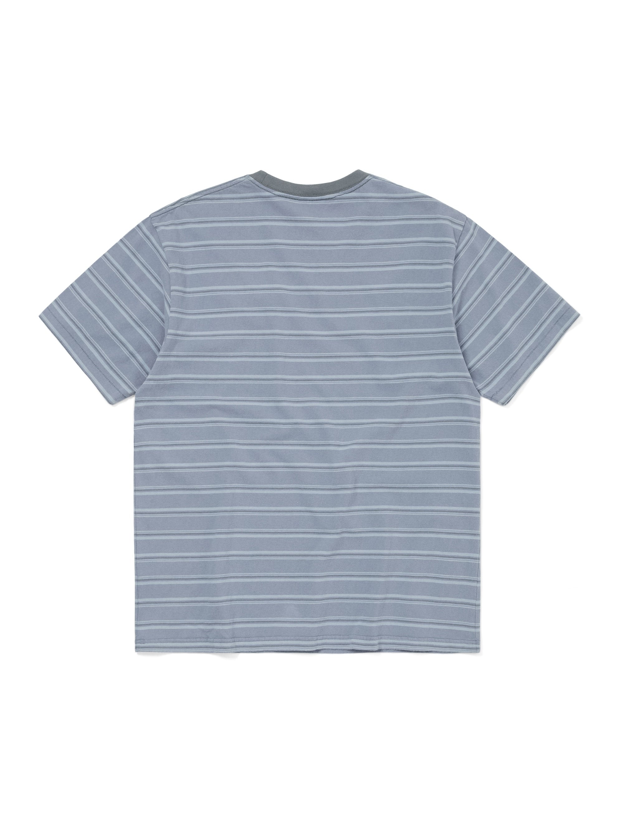 thisisneverthat - Washed Striped Tee (Blue) product image 3 | TRAB K-Fashion Australia