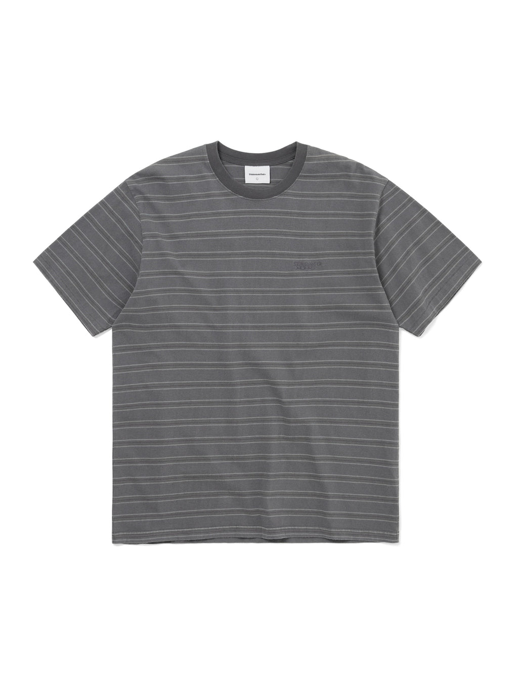 thisisneverthat - Washed Striped Tee (Grey) product image 1 | TRAB K-Fashion Australia