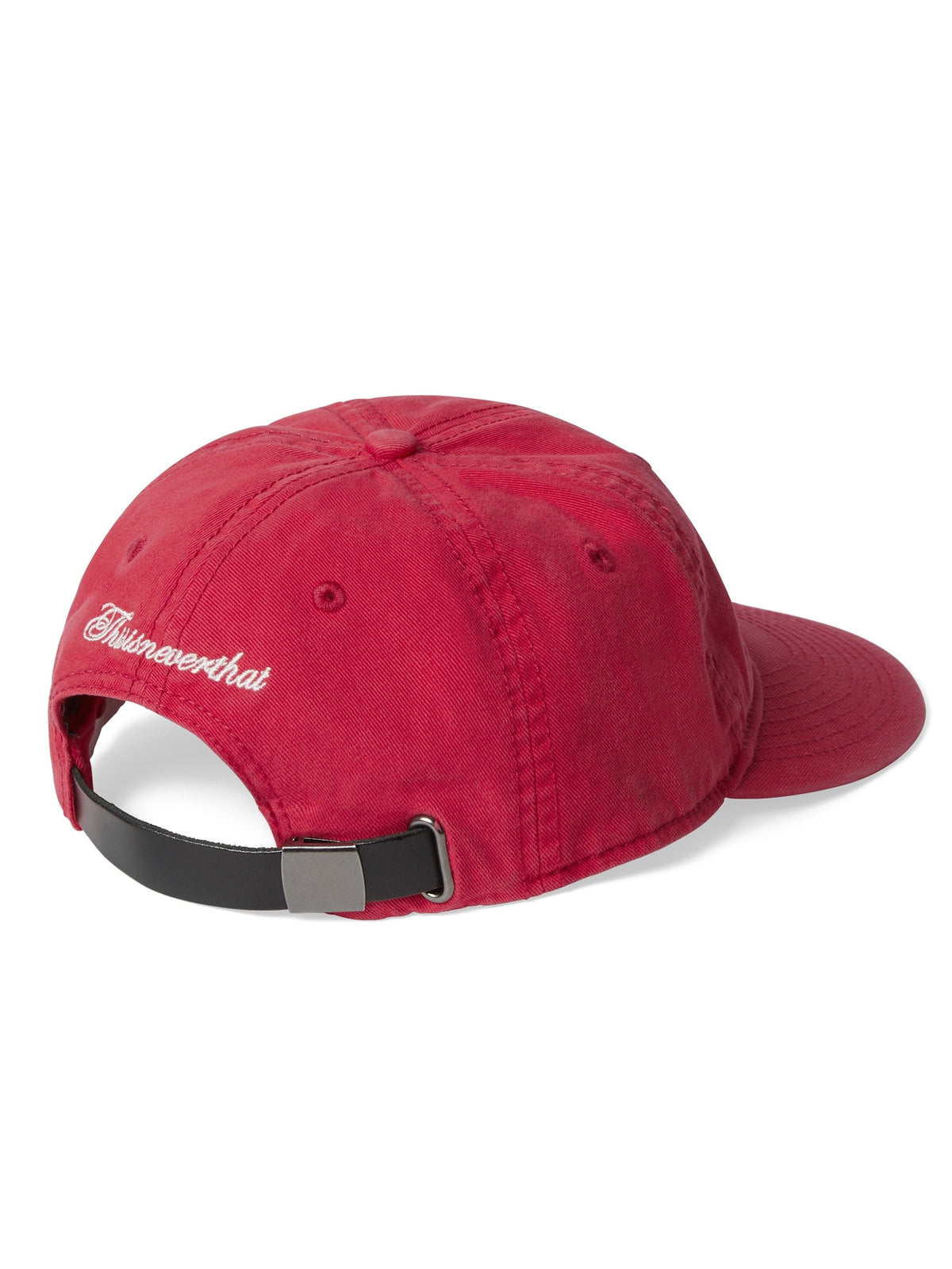 thisisneverthat - Washed Thi Logo Cap (Red) product image 3 | TRAB K-Fashion Australia