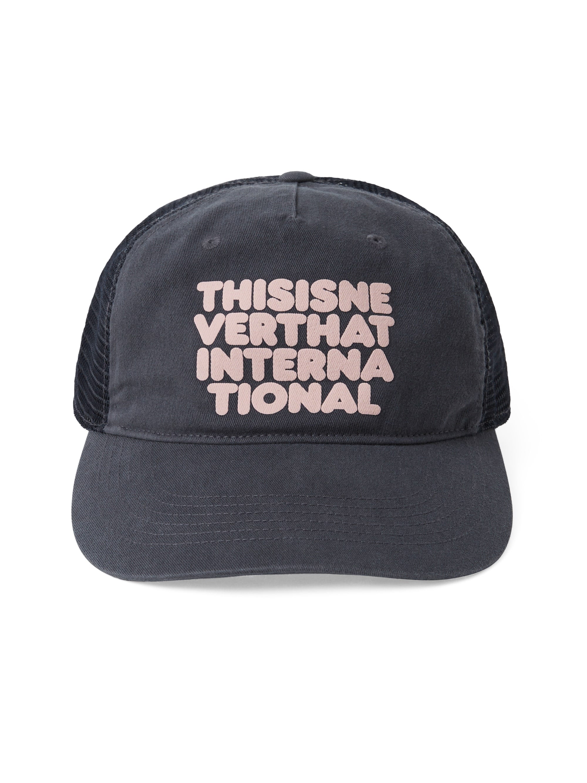 thisisneverthat - Washed Trucker Cap (Dusty Navy) product image 2 | TRAB K-Fashion Australia