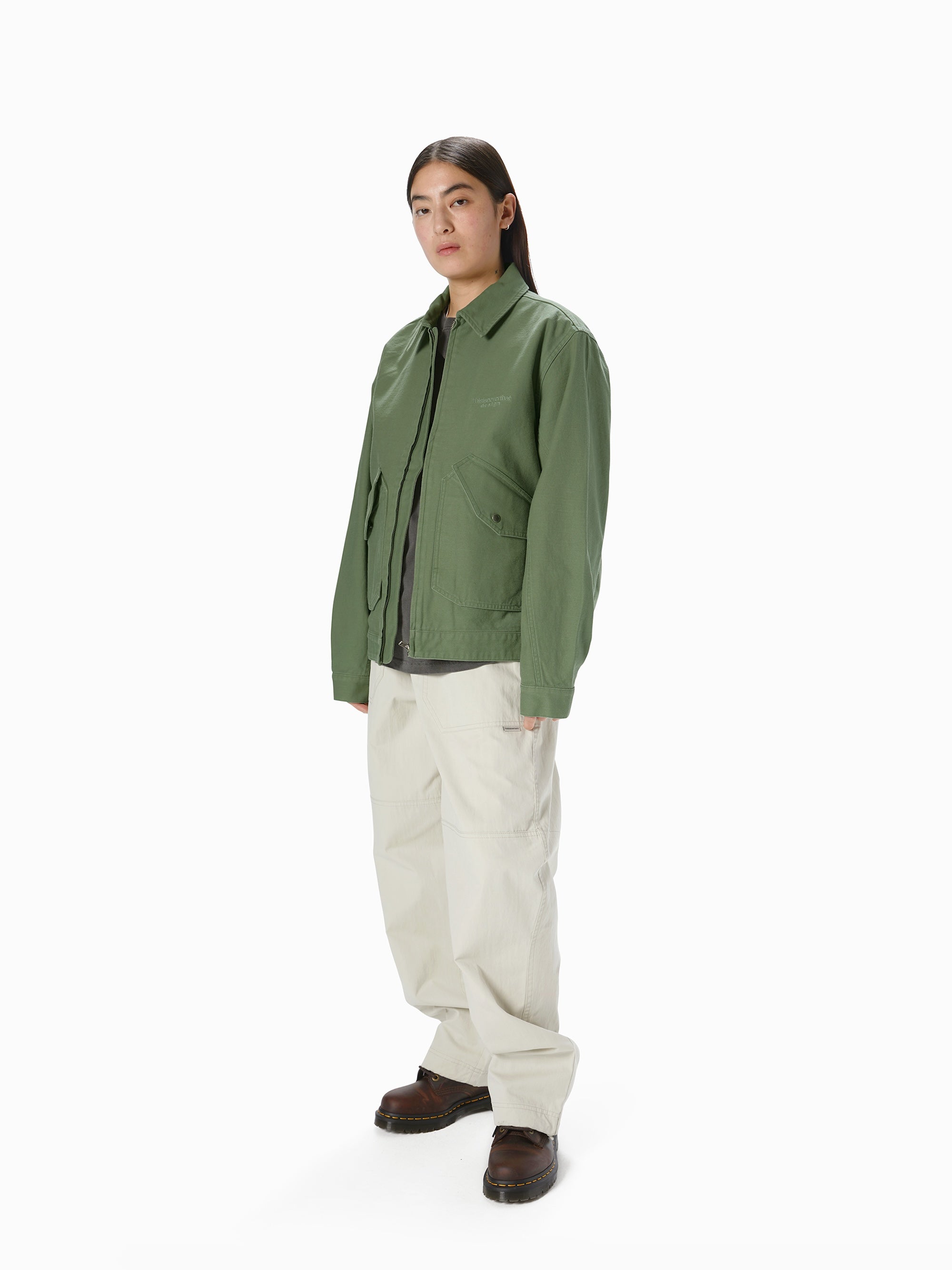 thisisneverthat - Washed Work Jacket (Green) product image 6 | TRAB K-Fashion Australia