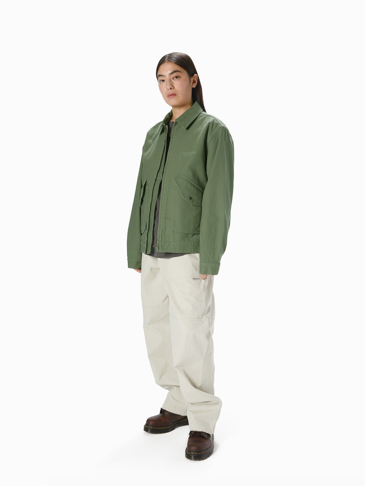 thisisneverthat - Washed Work Jacket (Green) product image 6 | TRAB K-Fashion Australia