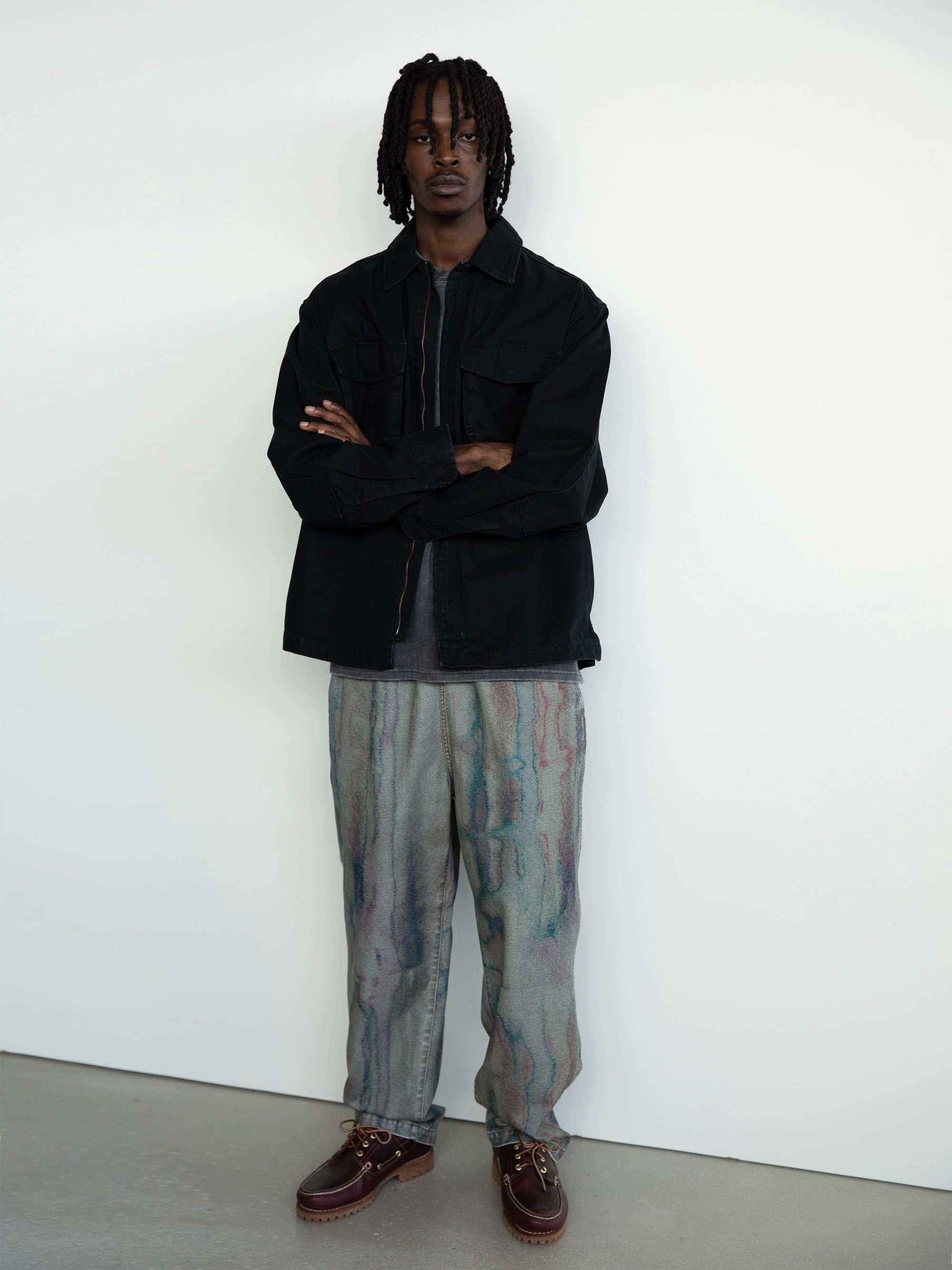 thisisneverthat - Washed Zip Shirt (Black) product image 6 | TRAB K-Fashion Australia