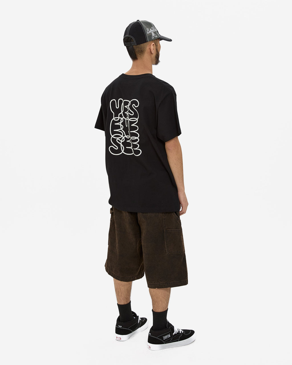 yeseyesee - Washed Canvas Carpenter Shorts (Brown) product image 12 | TRAB K-Fashion Australia