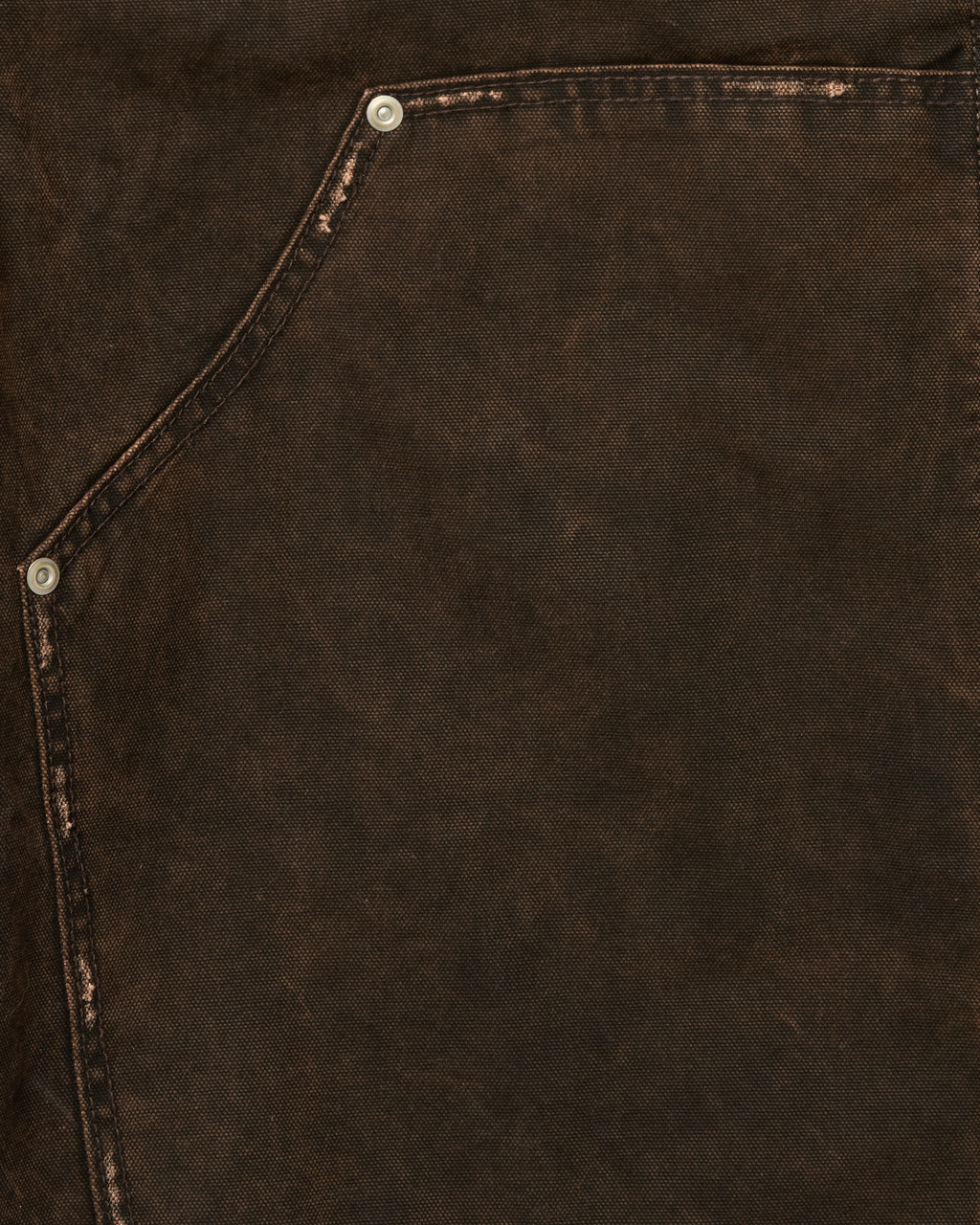 yeseyesee - Washed Canvas Carpenter Shorts (Brown) product image 5 | TRAB K-Fashion Australia