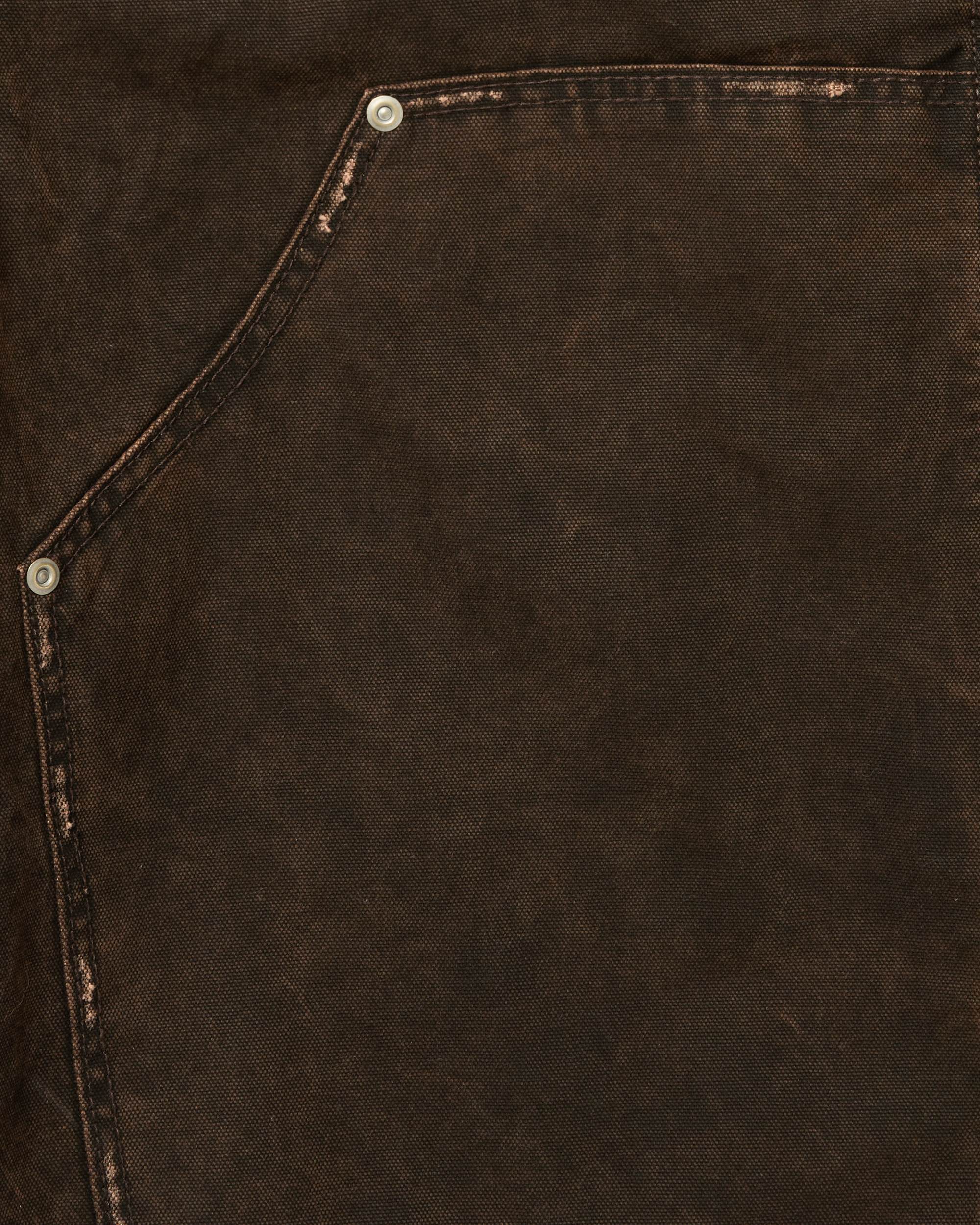yeseyesee - Washed Canvas Carpenter Shorts (Brown) product image 5 | TRAB K-Fashion Australia