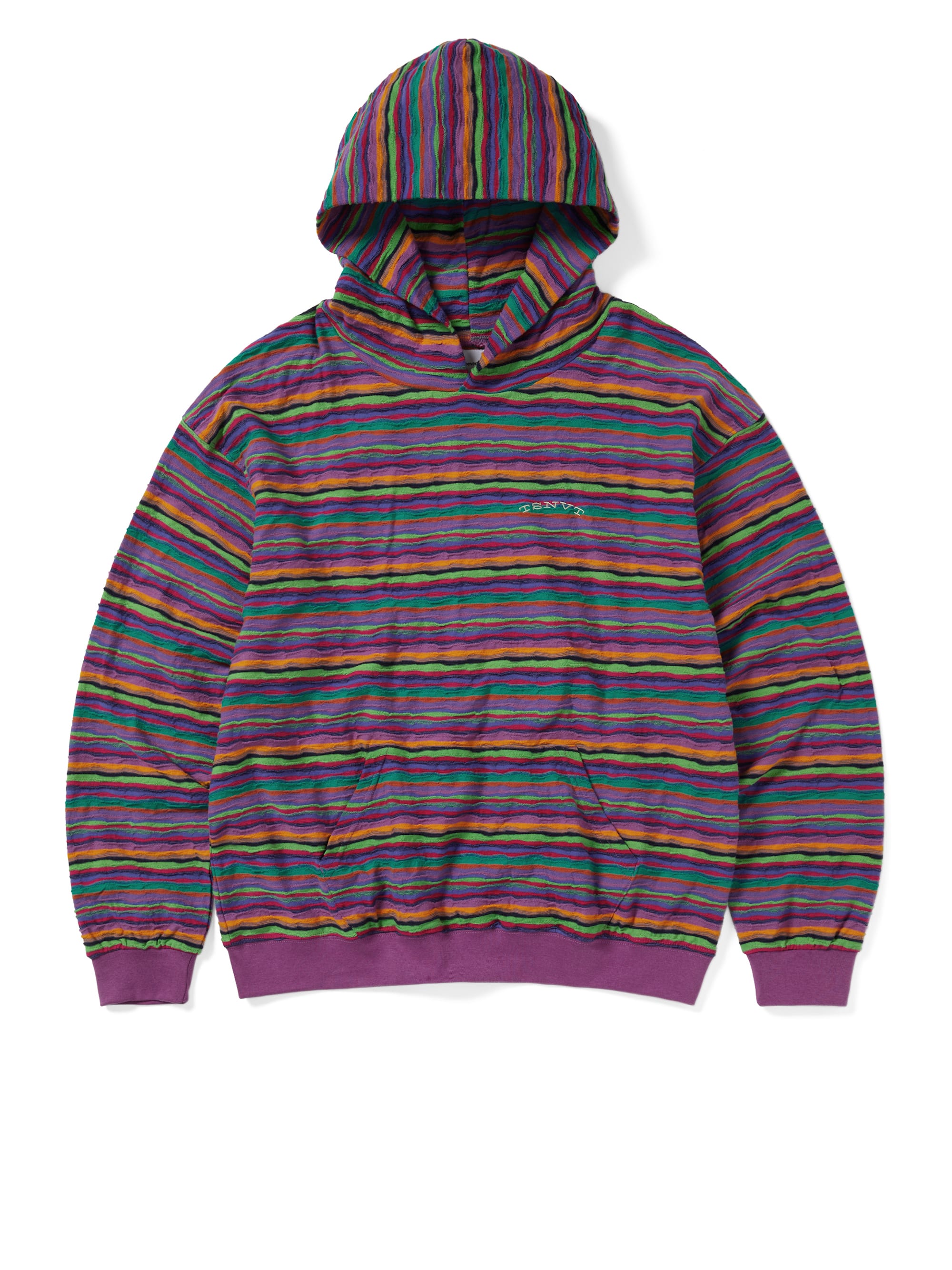 thisisneverthat - Wave Jacquard Hoodie (Violet) product image 1 | TRAB K-Fashion Australia