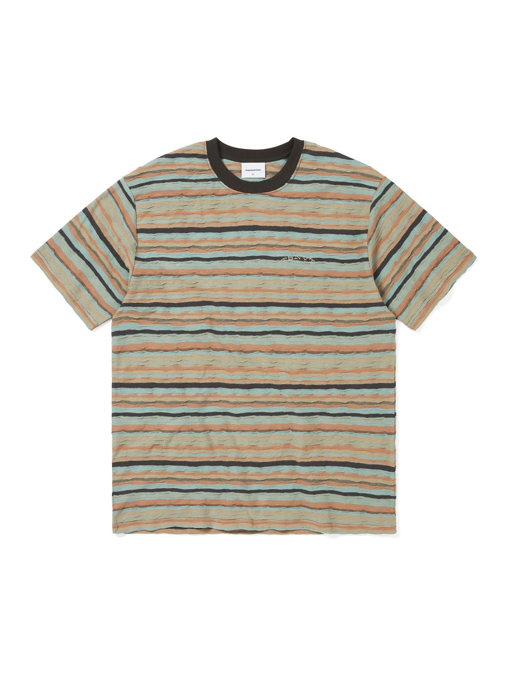 thisisneverthat - Wave Jacquard Tee (Orange) product image 1 | TRAB K-Fashion Australia