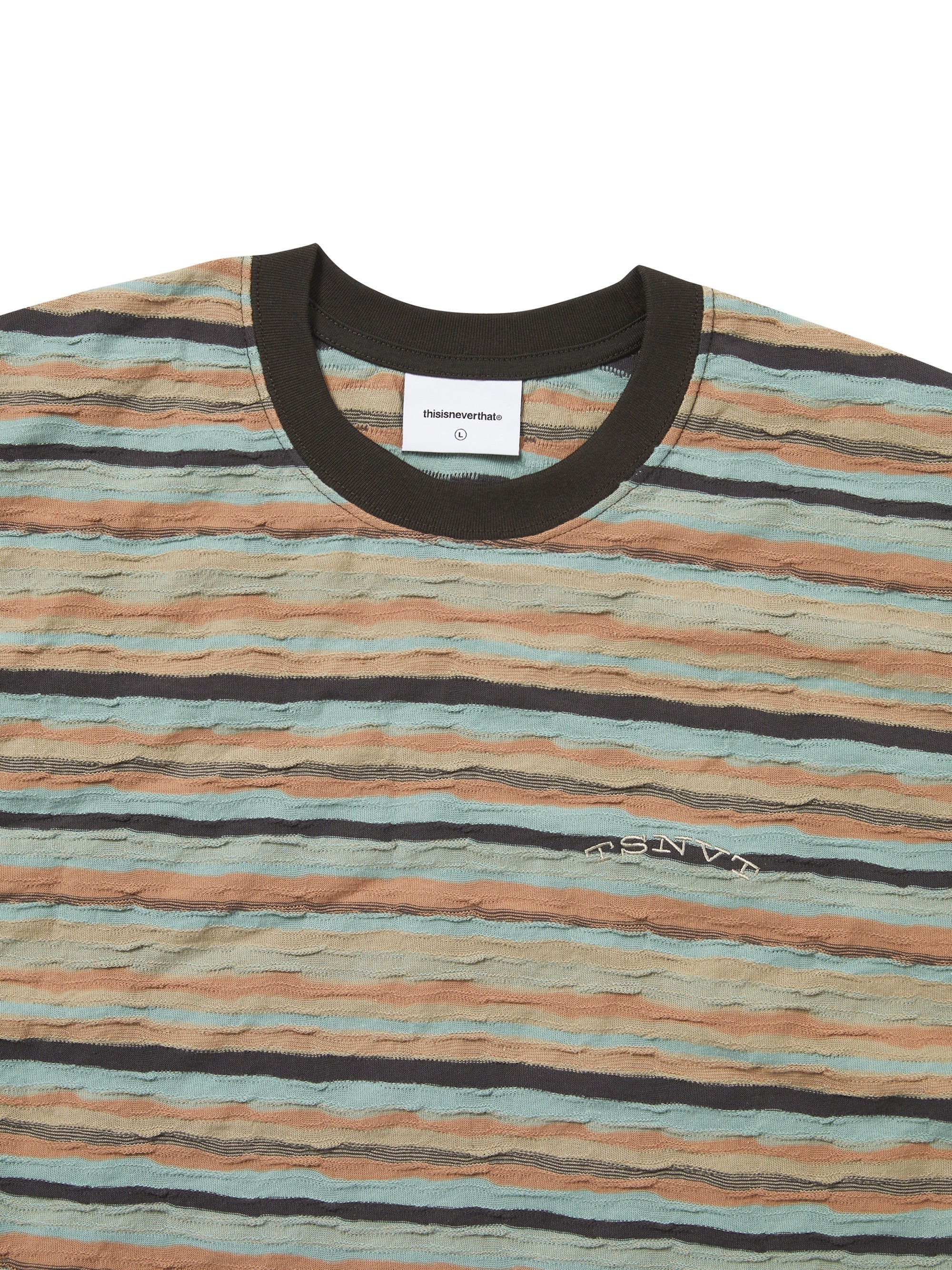 thisisneverthat - Wave Jacquard Tee (Orange) product image 2 | TRAB K-Fashion Australia