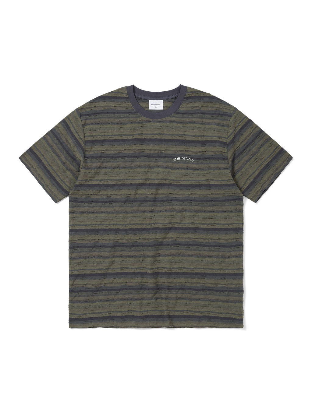 thisisneverthat - Wave Jacquard Tee (Purple) product image 1 | TRAB K-Fashion Australia