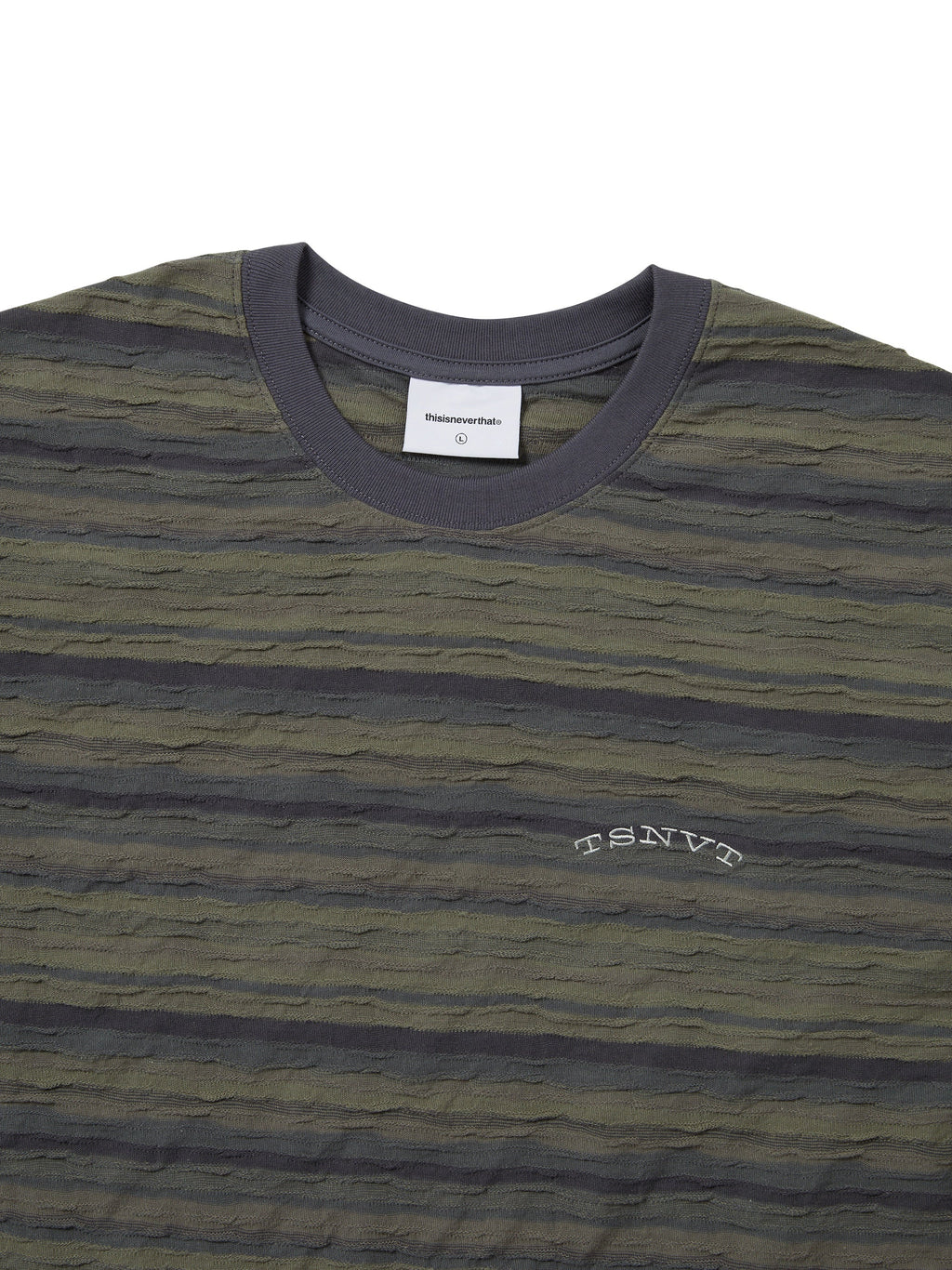 thisisneverthat - Wave Jacquard Tee (Purple) product image 2 | TRAB K-Fashion Australia