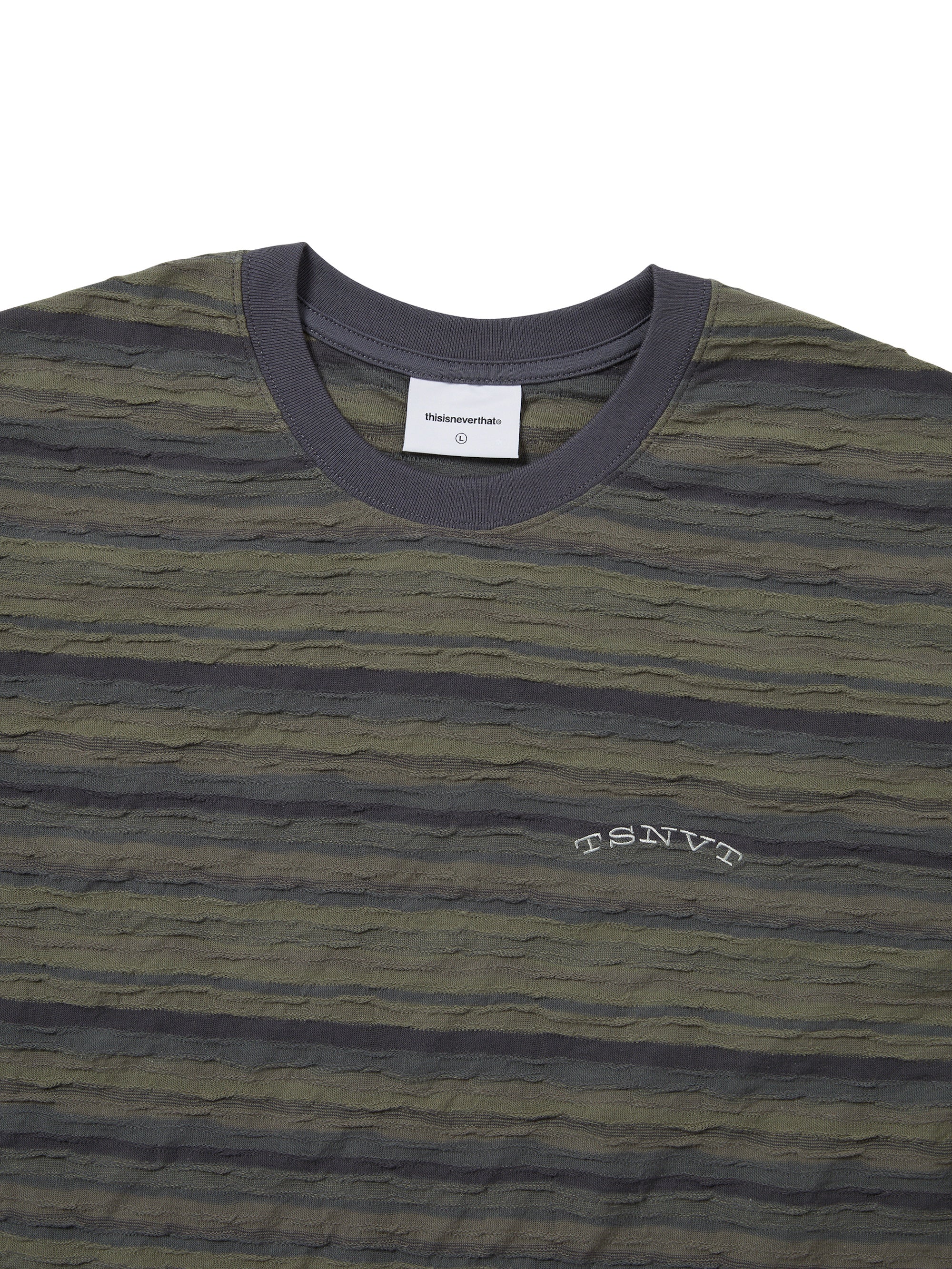 thisisneverthat - Wave Jacquard Tee (Purple) product image 2 | TRAB K-Fashion Australia