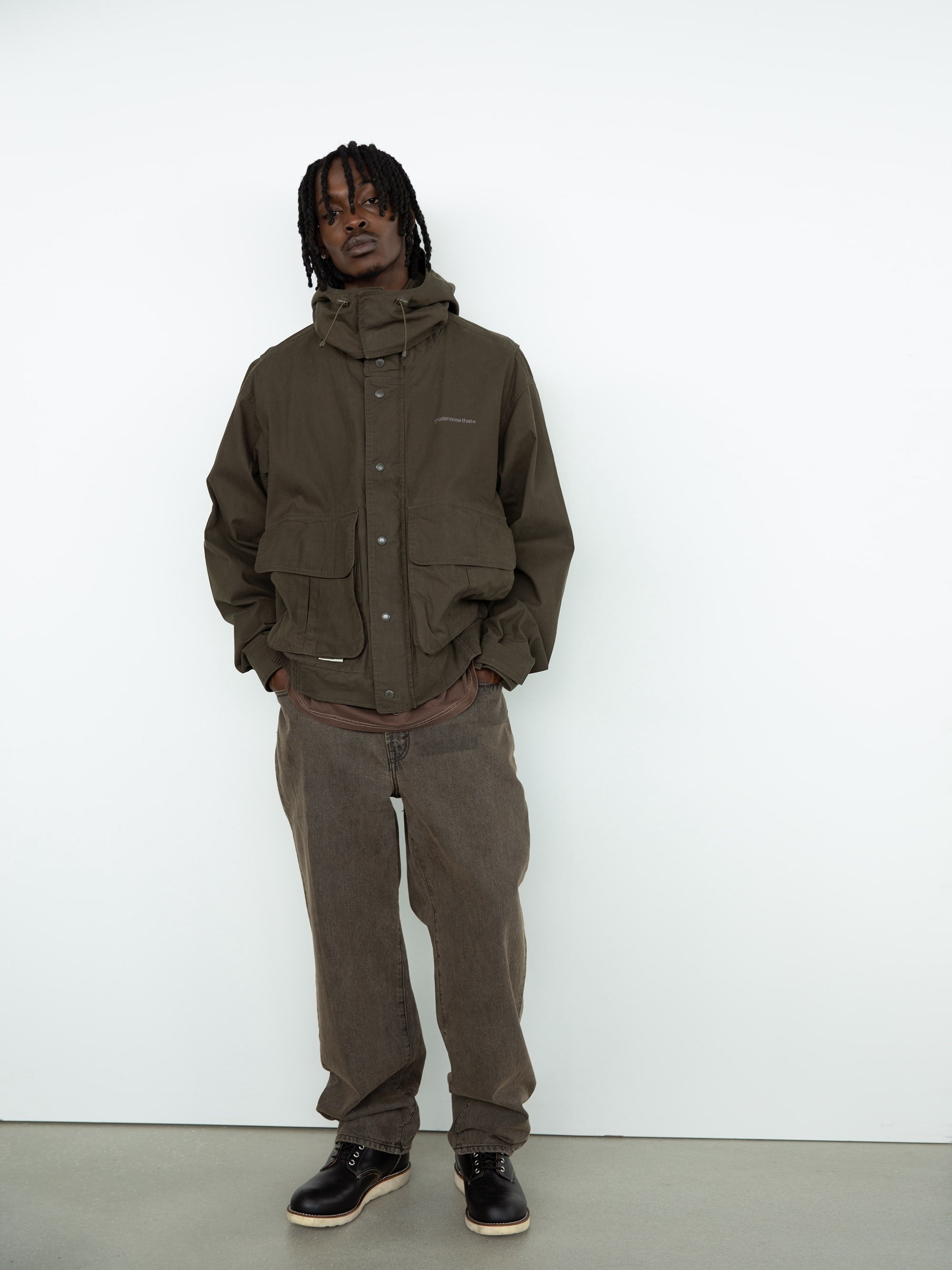thisisneverthat - Waxed Field Jacket (Olive) product image 11 | TRAB K-Fashion Australia