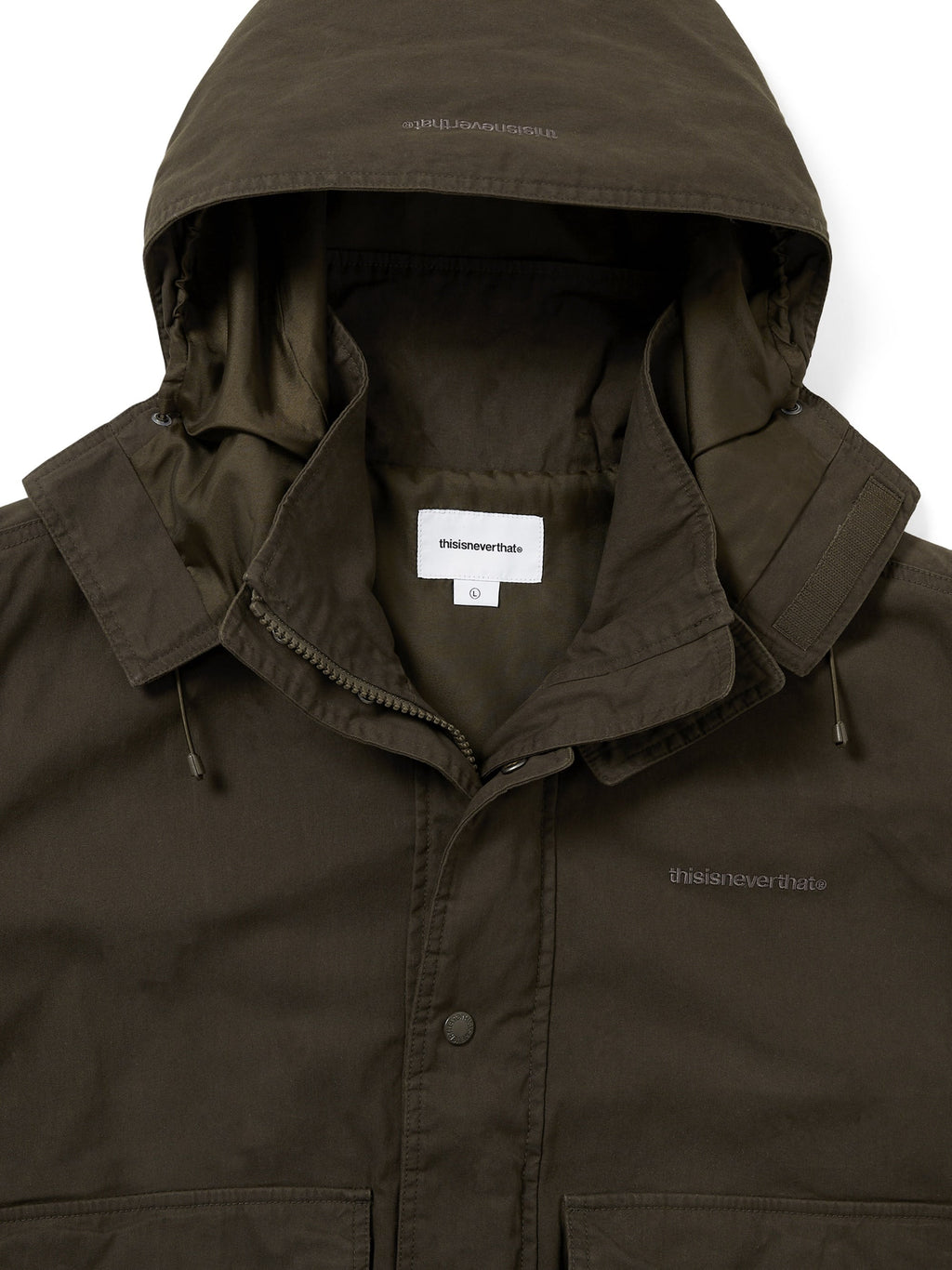 thisisneverthat - Waxed Field Jacket (Olive) product image 3 | TRAB K-Fashion Australia