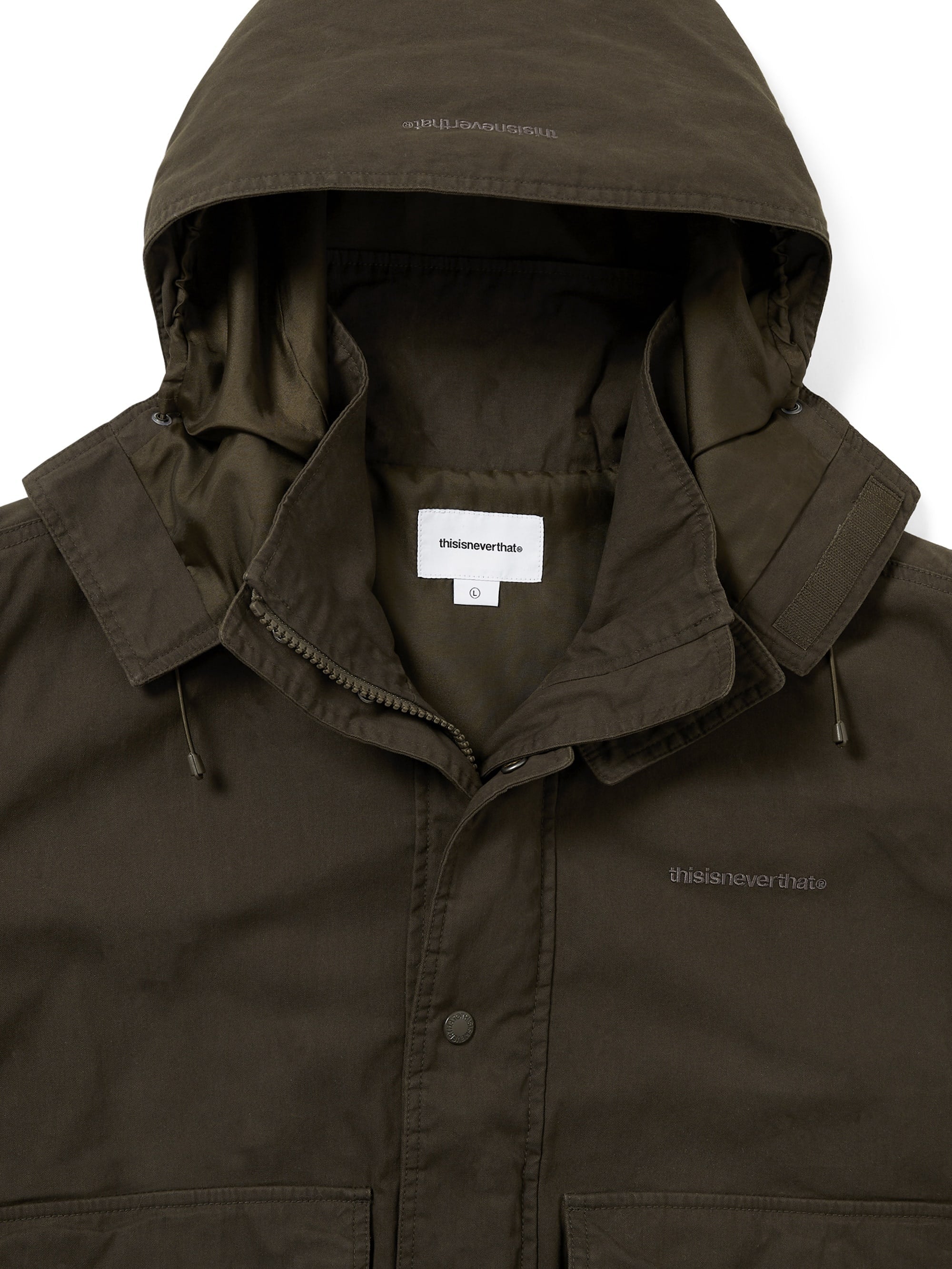 thisisneverthat - Waxed Field Jacket (Olive) product image 3 | TRAB K-Fashion Australia