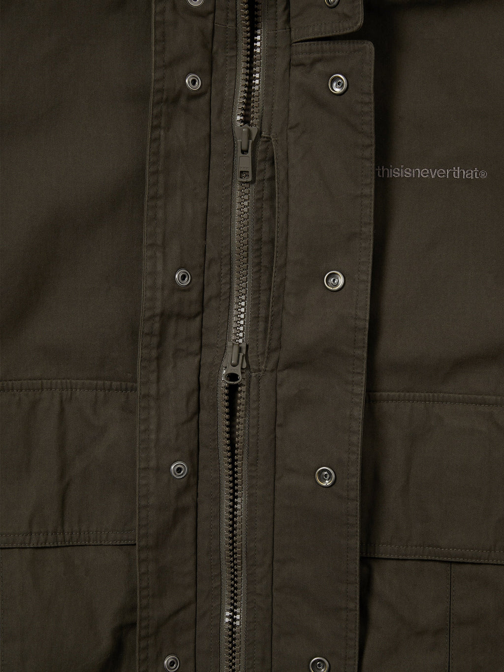 thisisneverthat - Waxed Field Jacket (Olive) product image 5 | TRAB K-Fashion Australia