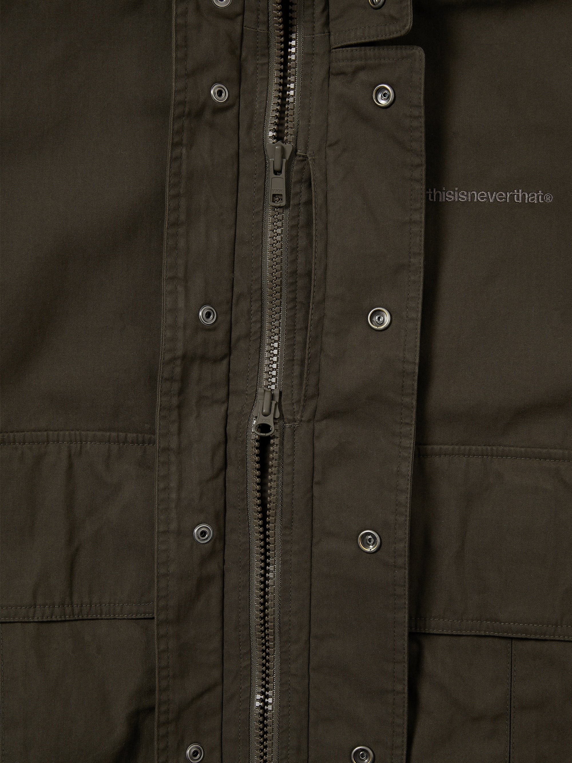 thisisneverthat - Waxed Field Jacket (Olive) product image 5 | TRAB K-Fashion Australia