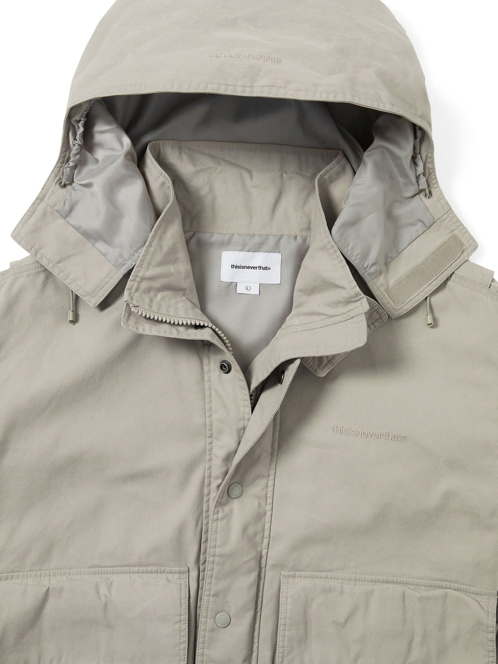 thisisneverthat - Waxed Field Jacket (Stone) product image 3 | TRAB K-Fashion Australia