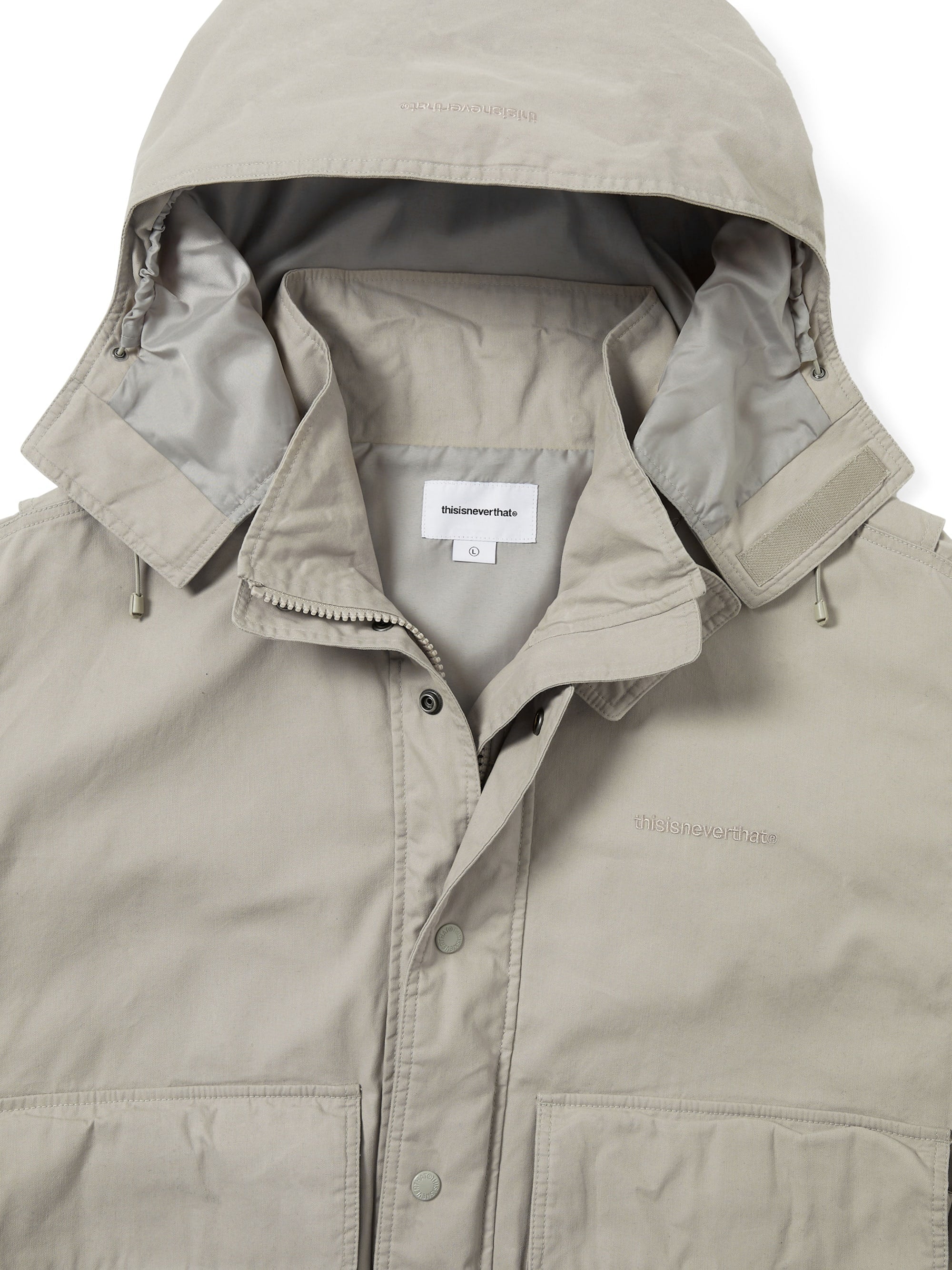 thisisneverthat - Waxed Field Jacket (Stone) product image 3 | TRAB K-Fashion Australia
