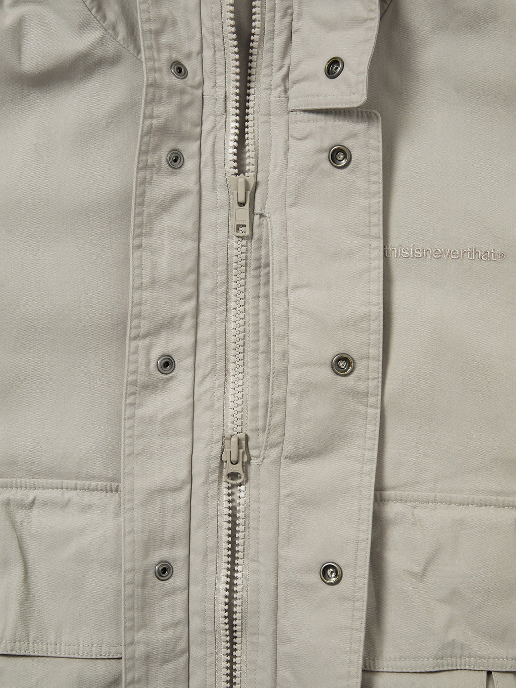 thisisneverthat - Waxed Field Jacket (Stone) product image 5 | TRAB K-Fashion Australia