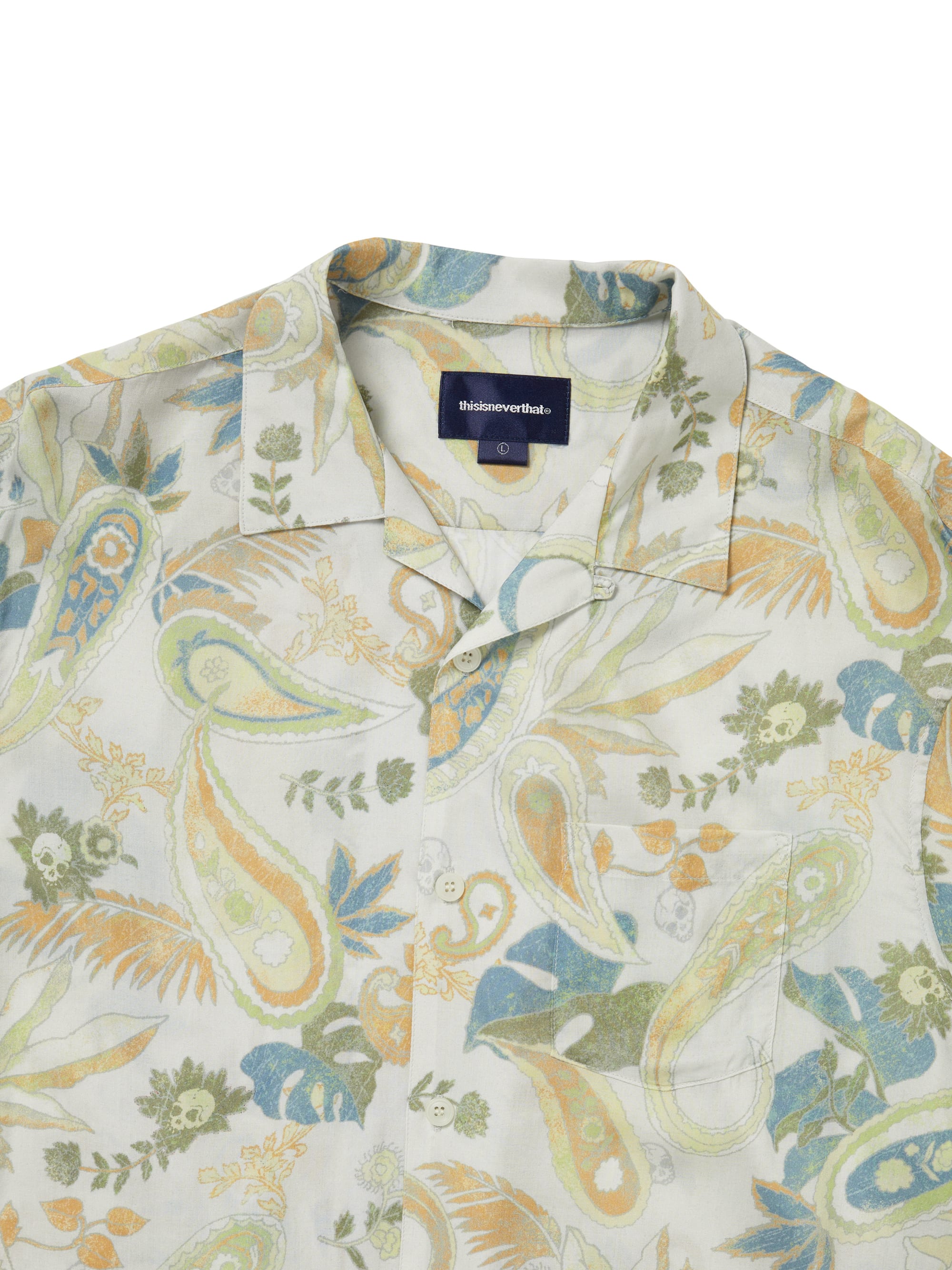 thisisneverthat - Weird Paisley S/S Shirt (Ivory) product image 2 | TRAB K-Fashion Australia