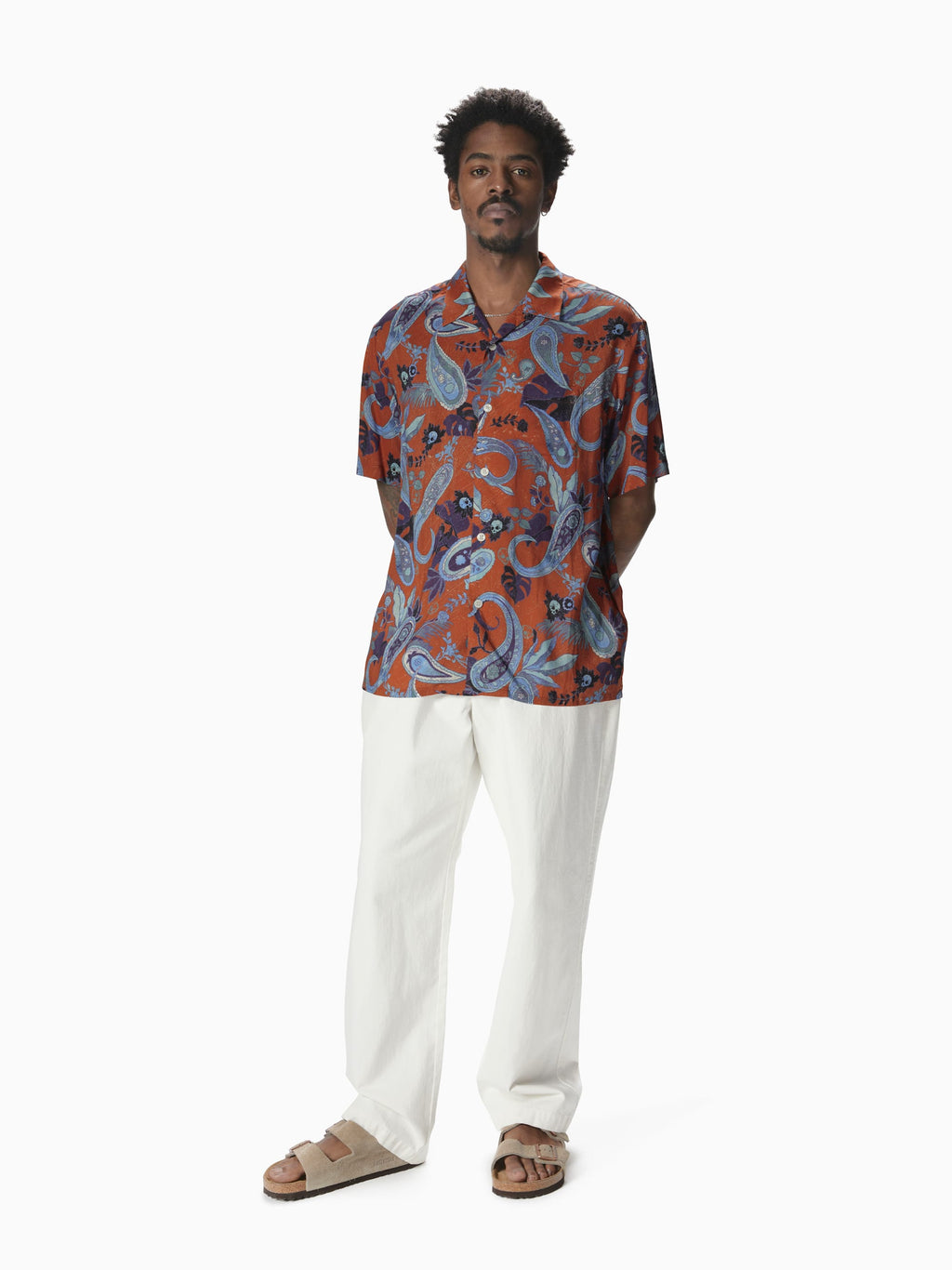 thisisneverthat - Weird Paisley S/S Shirt (Red) product image 4 | TRAB K-Fashion Australia