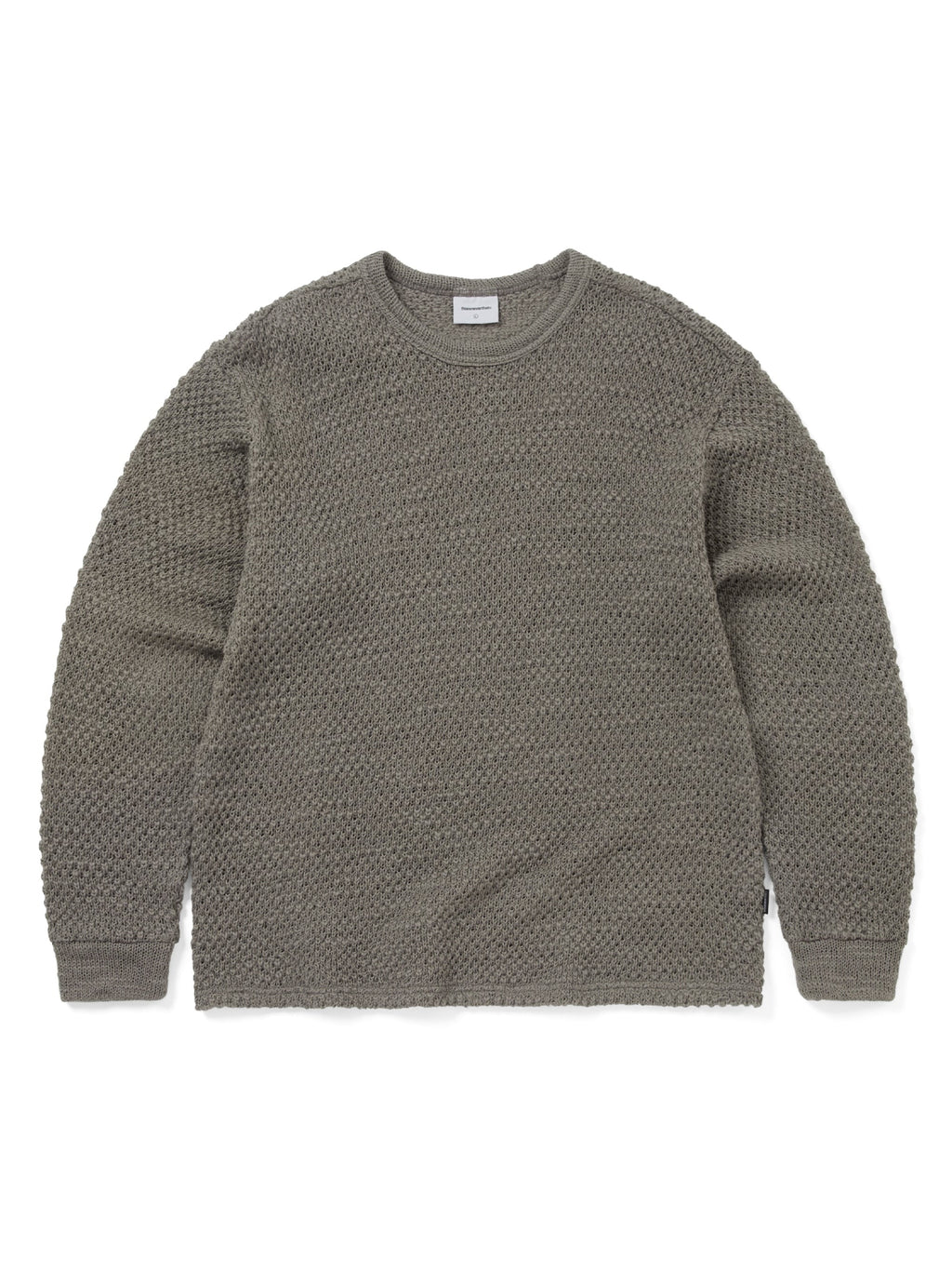 thisisneverthat - Wool Crochet Knit L/S Crew (beige) product image 1 | TRAB K-Fashion Australia