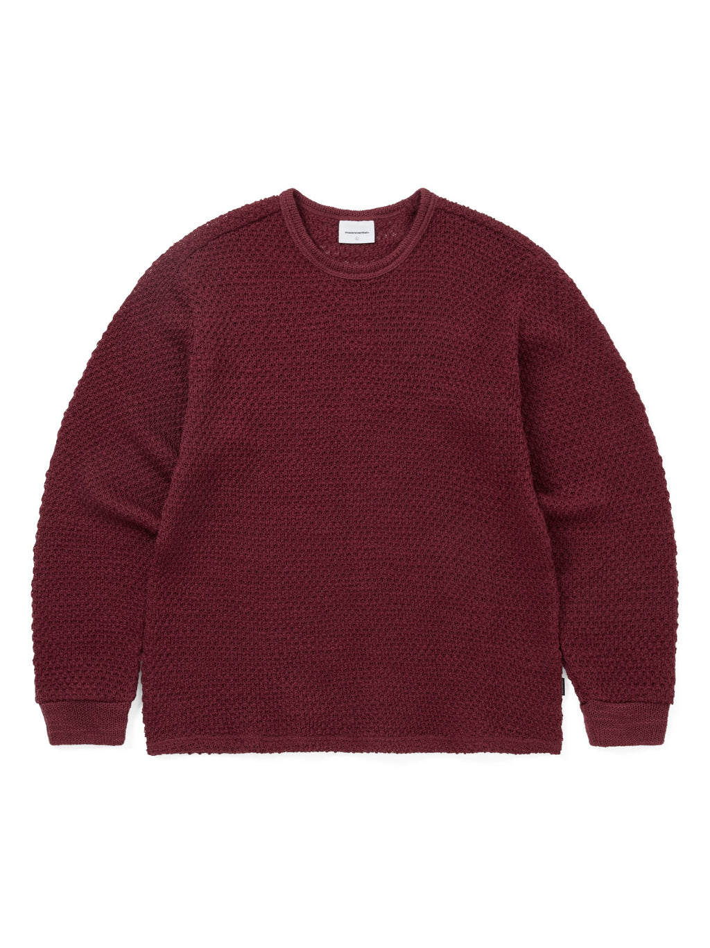 thisisneverthat - Wool Crochet Knit L/S Crew (red) product image 1 | TRAB K-Fashion Australia