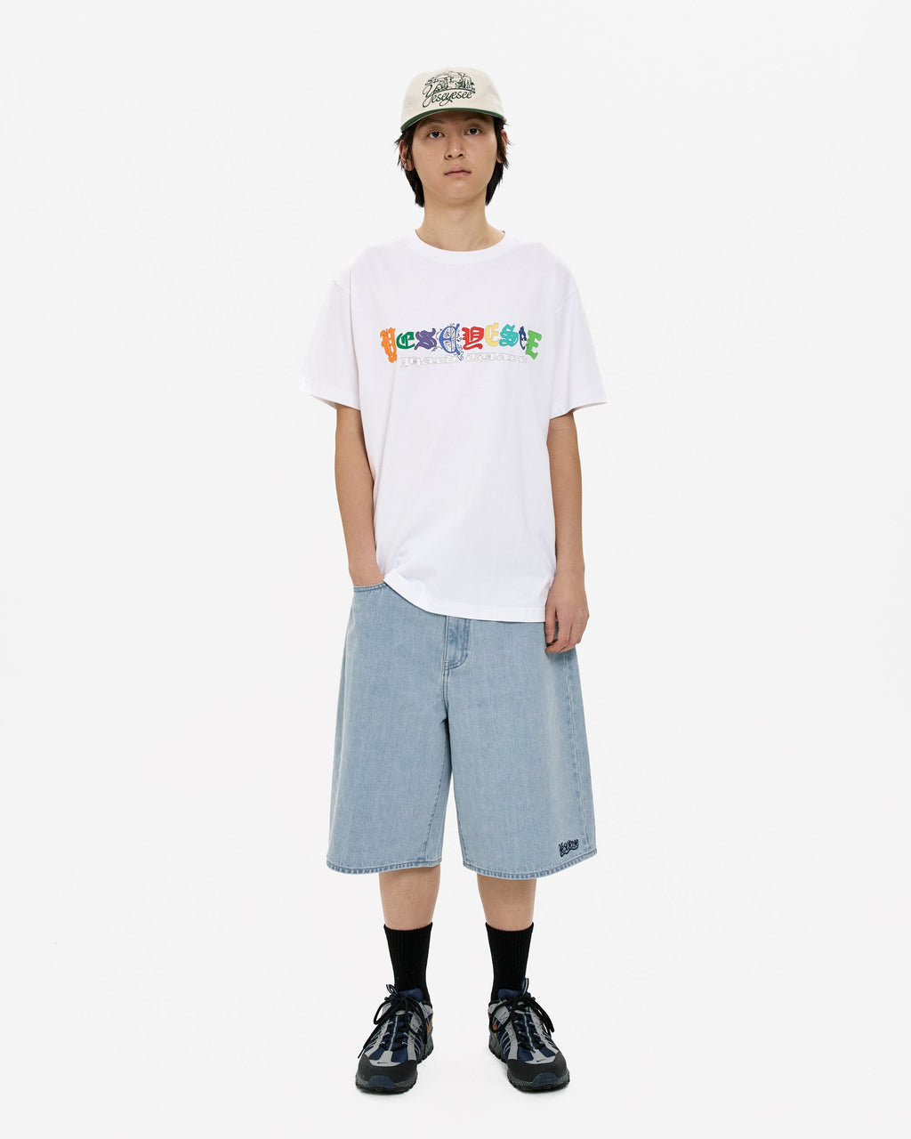 yeseyesee - Y.E.S Old Logo Tee (White) product image 7 | TRAB K-Fashion Australia