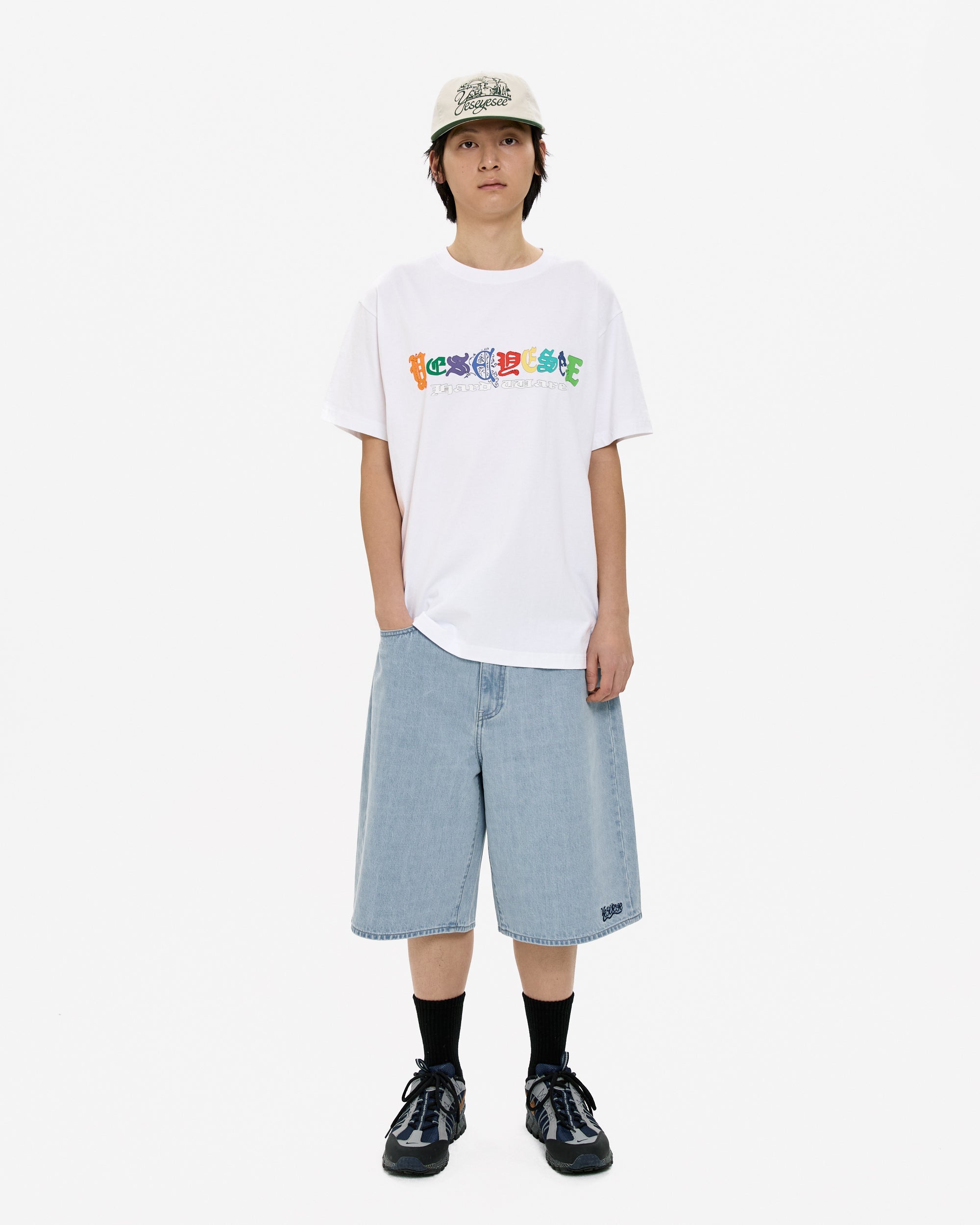 yeseyesee - Y.E.S Old Logo Tee (White) product image 7 | TRAB K-Fashion Australia