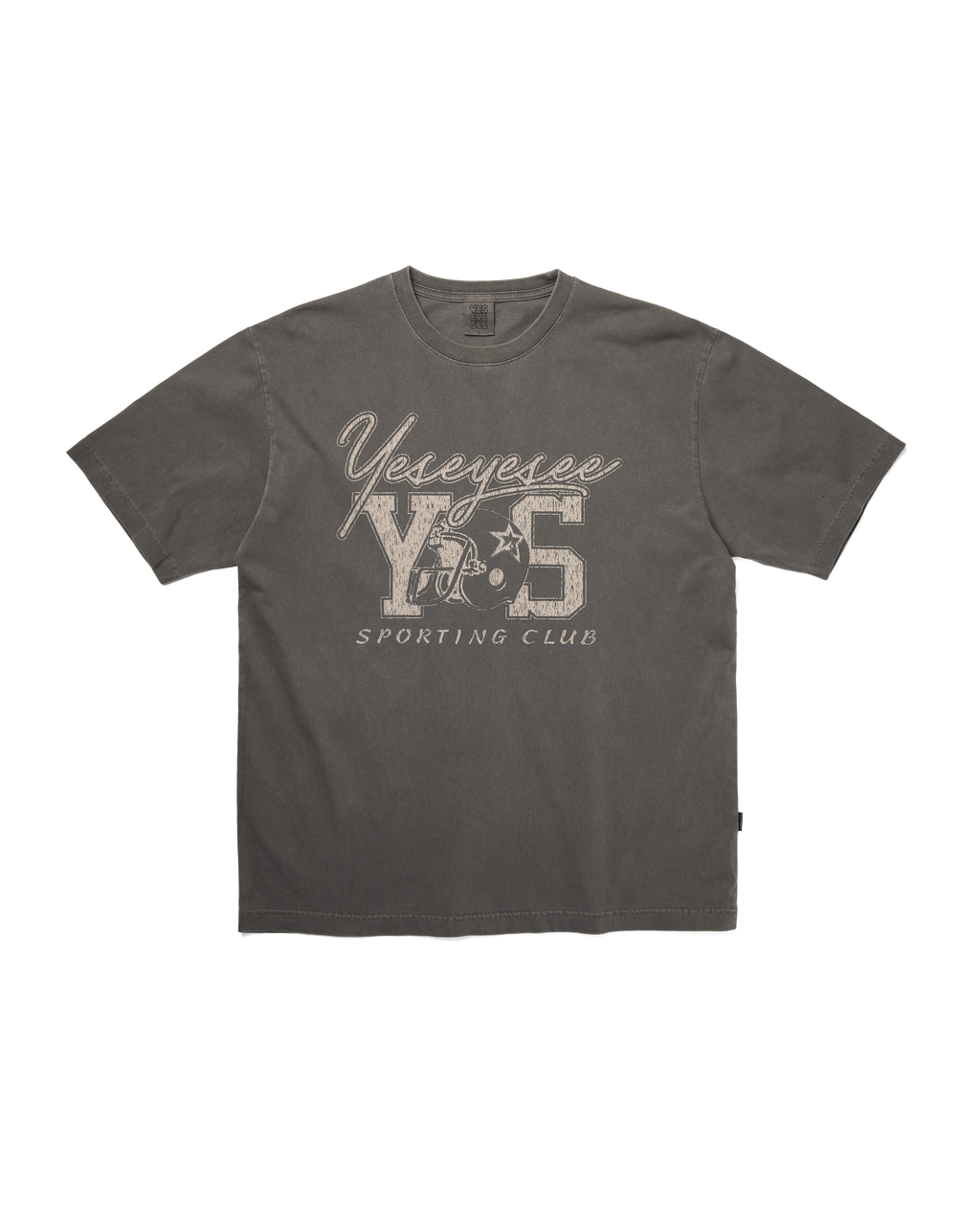 yeseyesee - Y.E.S Sporting Club Tee (Charcoal) product image 1 | TRAB K-Fashion Australia