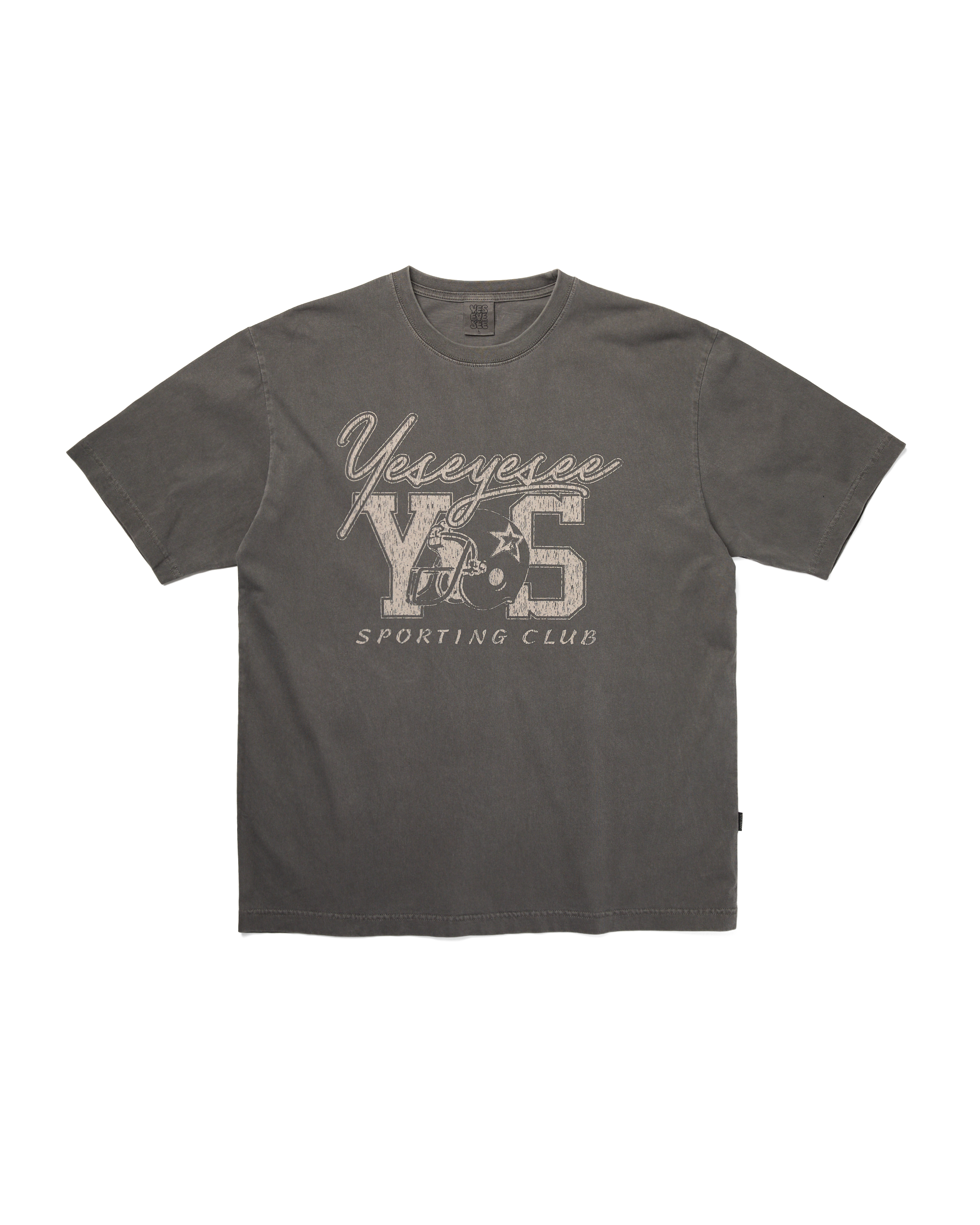 yeseyesee - Y.E.S Sporting Club Tee (Charcoal) product image 1 | TRAB K-Fashion Australia