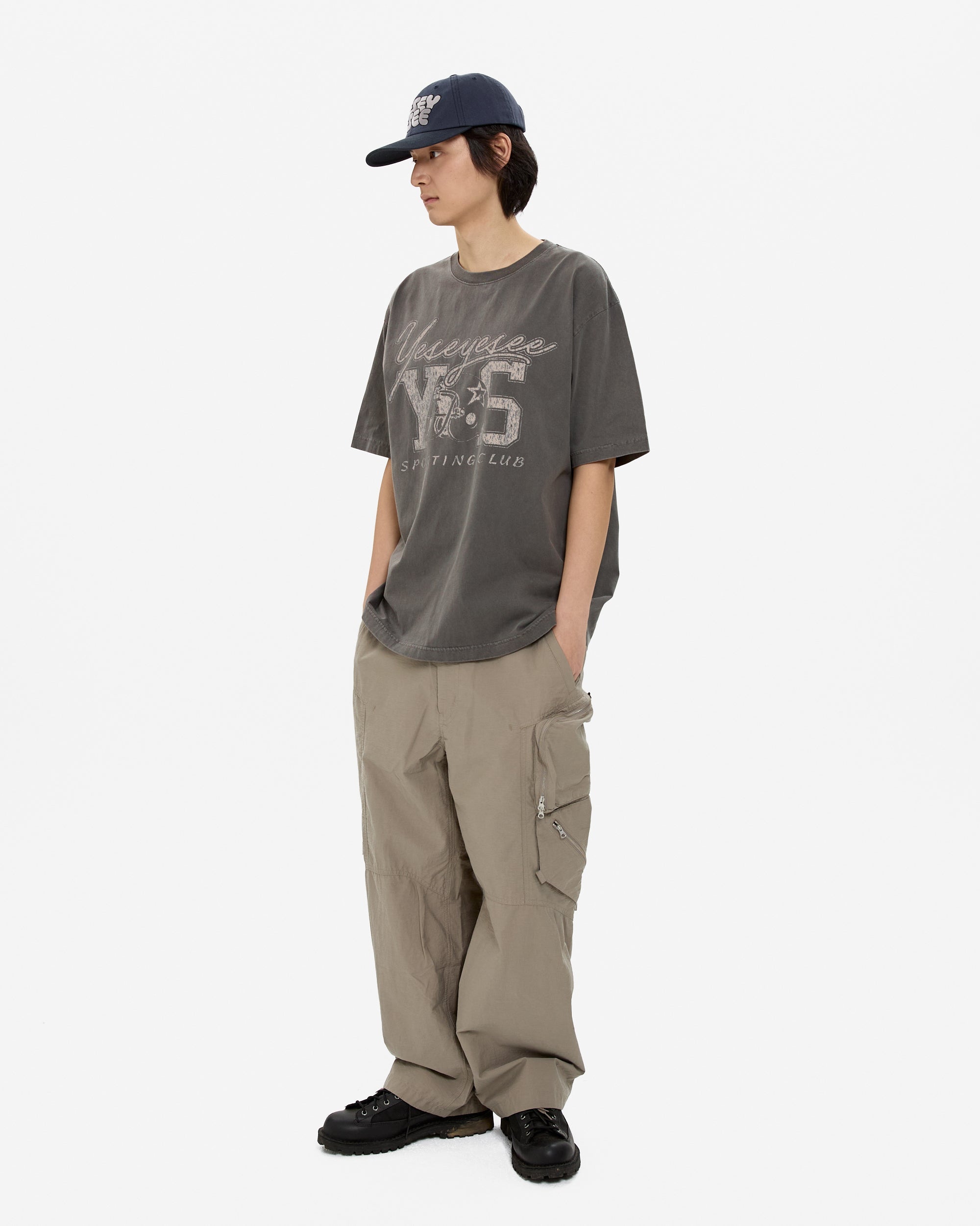yeseyesee - Y.E.S Sporting Club Tee (Charcoal) product image 8 | TRAB K-Fashion Australia