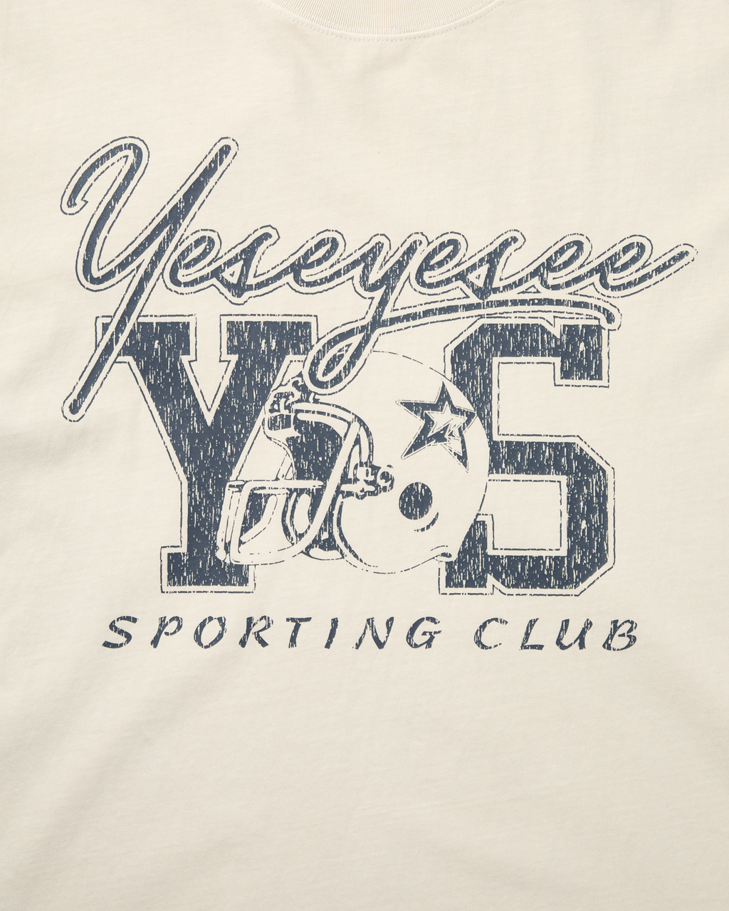 yeseyesee - Y.E.S Sporting Club Tee (Natural) product image 4 | TRAB K-Fashion Australia