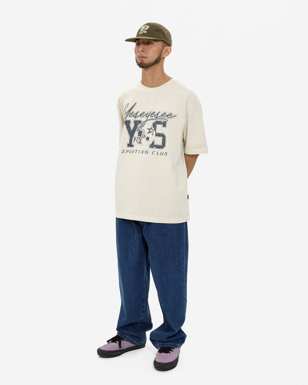 yeseyesee - Y.E.S Sporting Club Tee (Natural) product image 7 | TRAB K-Fashion Australia