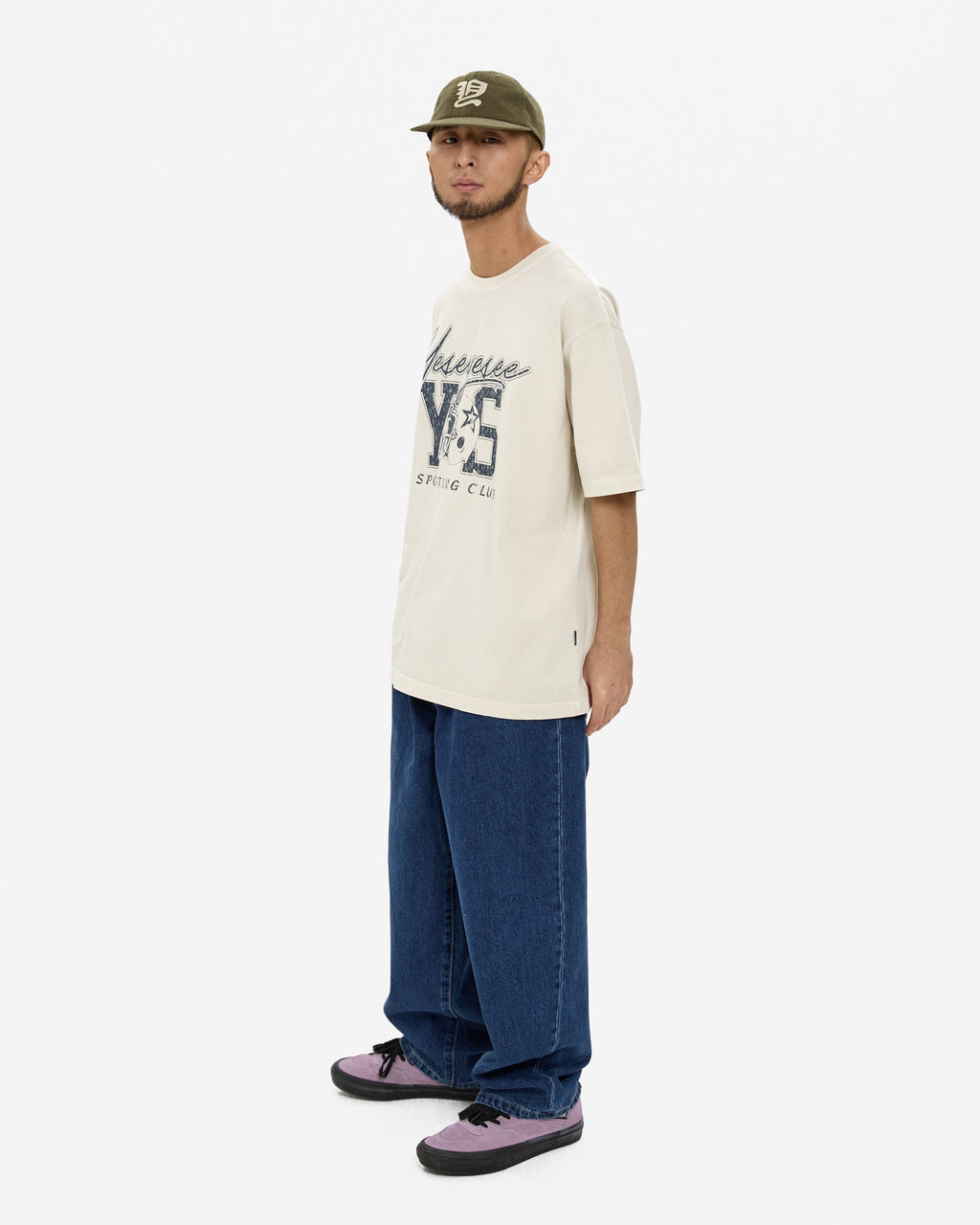 yeseyesee - Y.E.S Sporting Club Tee (Natural) product image 9 | TRAB K-Fashion Australia