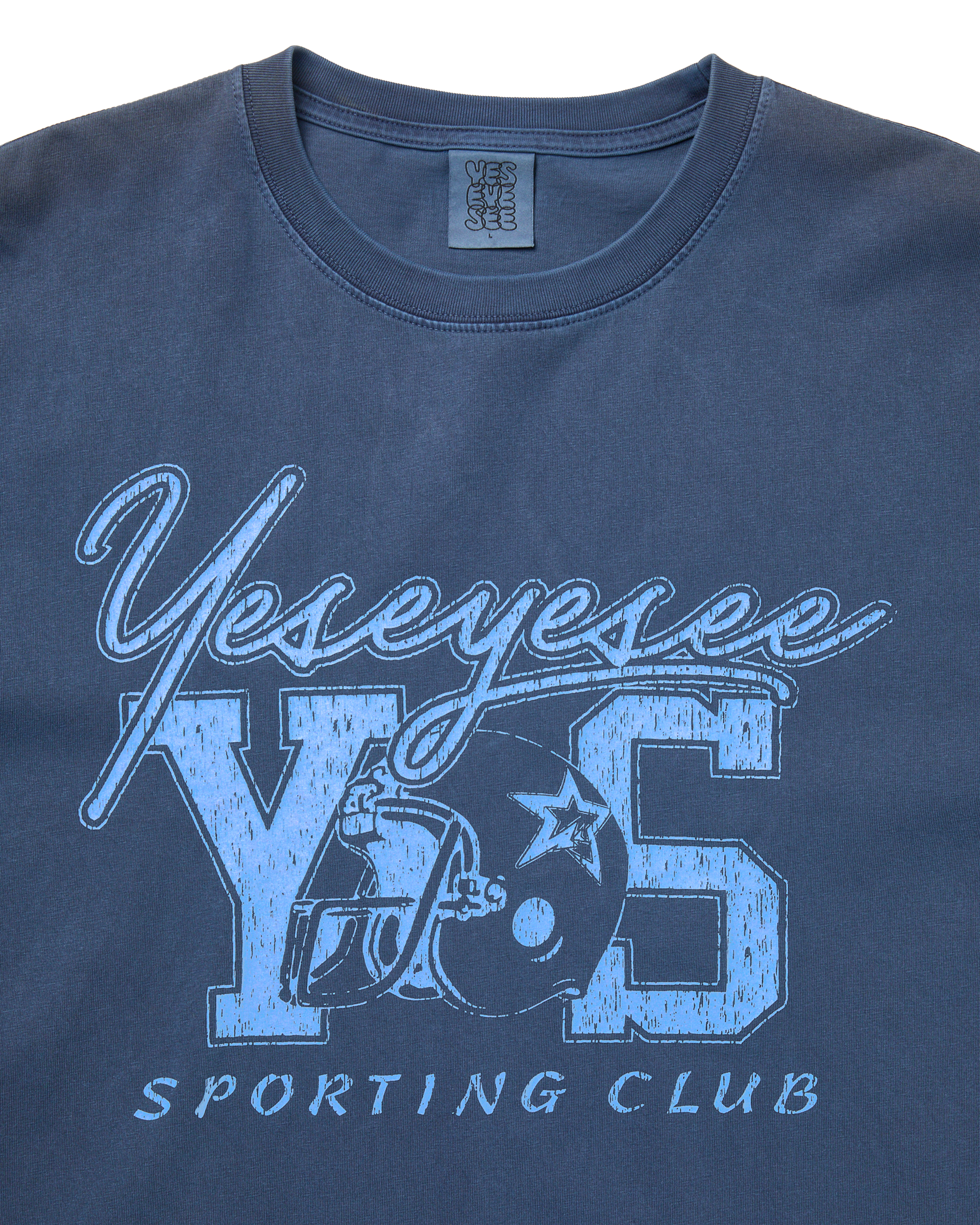 yeseyesee - Y.E.S Sporting Club Tee (Navy) product image 3 | TRAB K-Fashion Australia