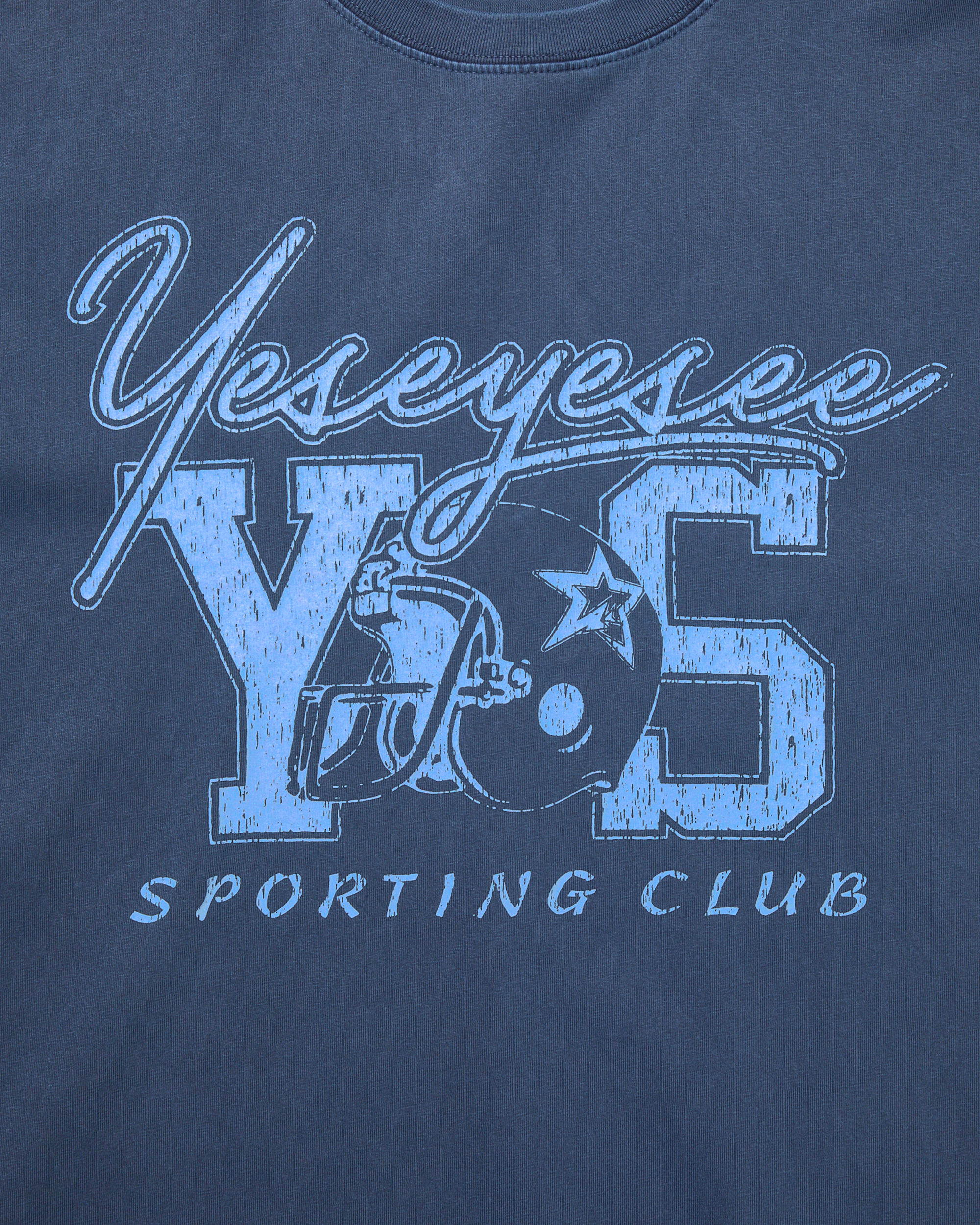 yeseyesee - Y.E.S Sporting Club Tee (Navy) product image 4 | TRAB K-Fashion Australia