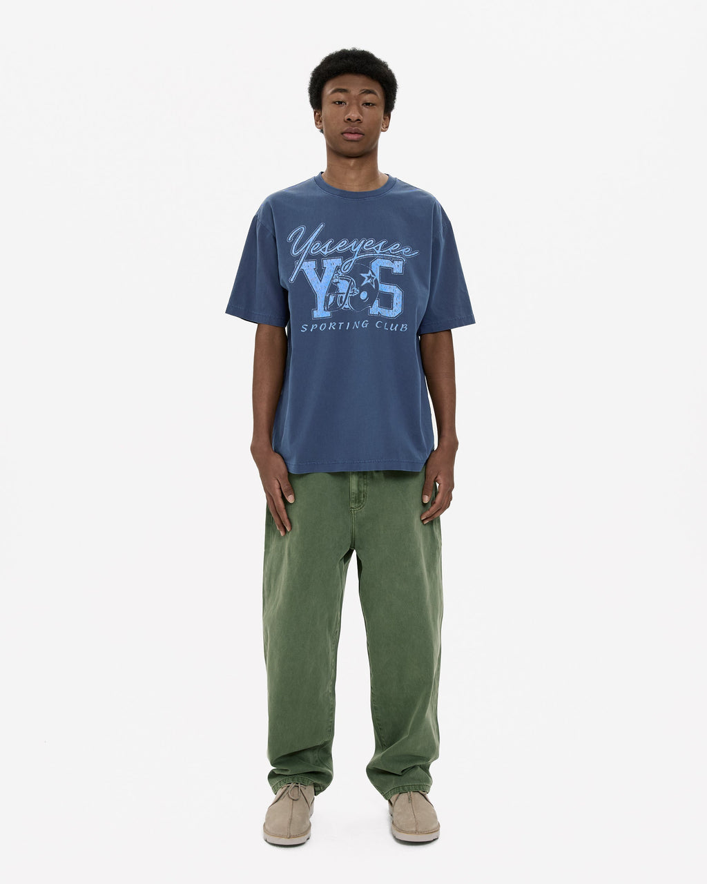 yeseyesee - Y.E.S Sporting Club Tee (Navy) product image 7 | TRAB K-Fashion Australia