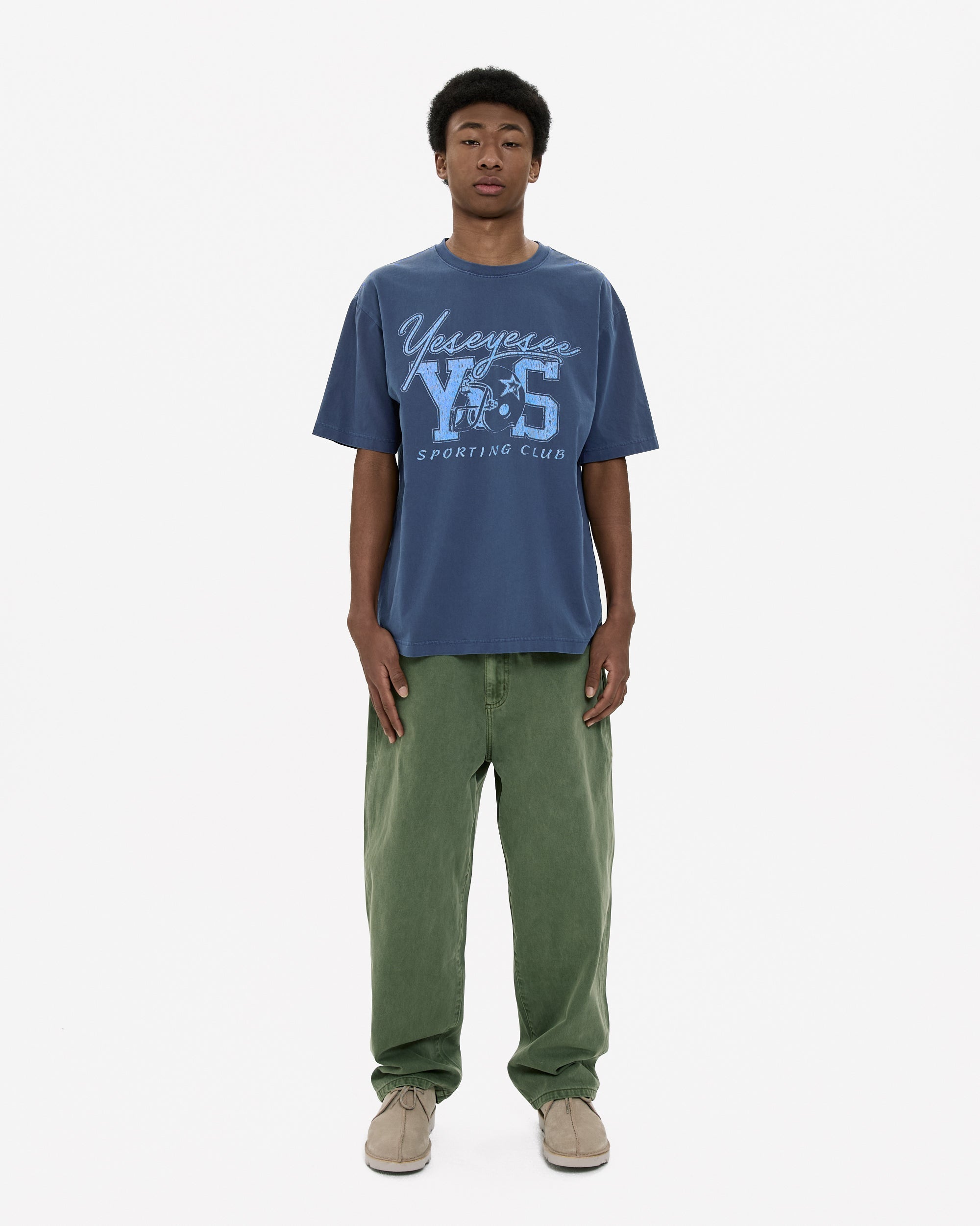 yeseyesee - Y.E.S Sporting Club Tee (Navy) product image 7 | TRAB K-Fashion Australia