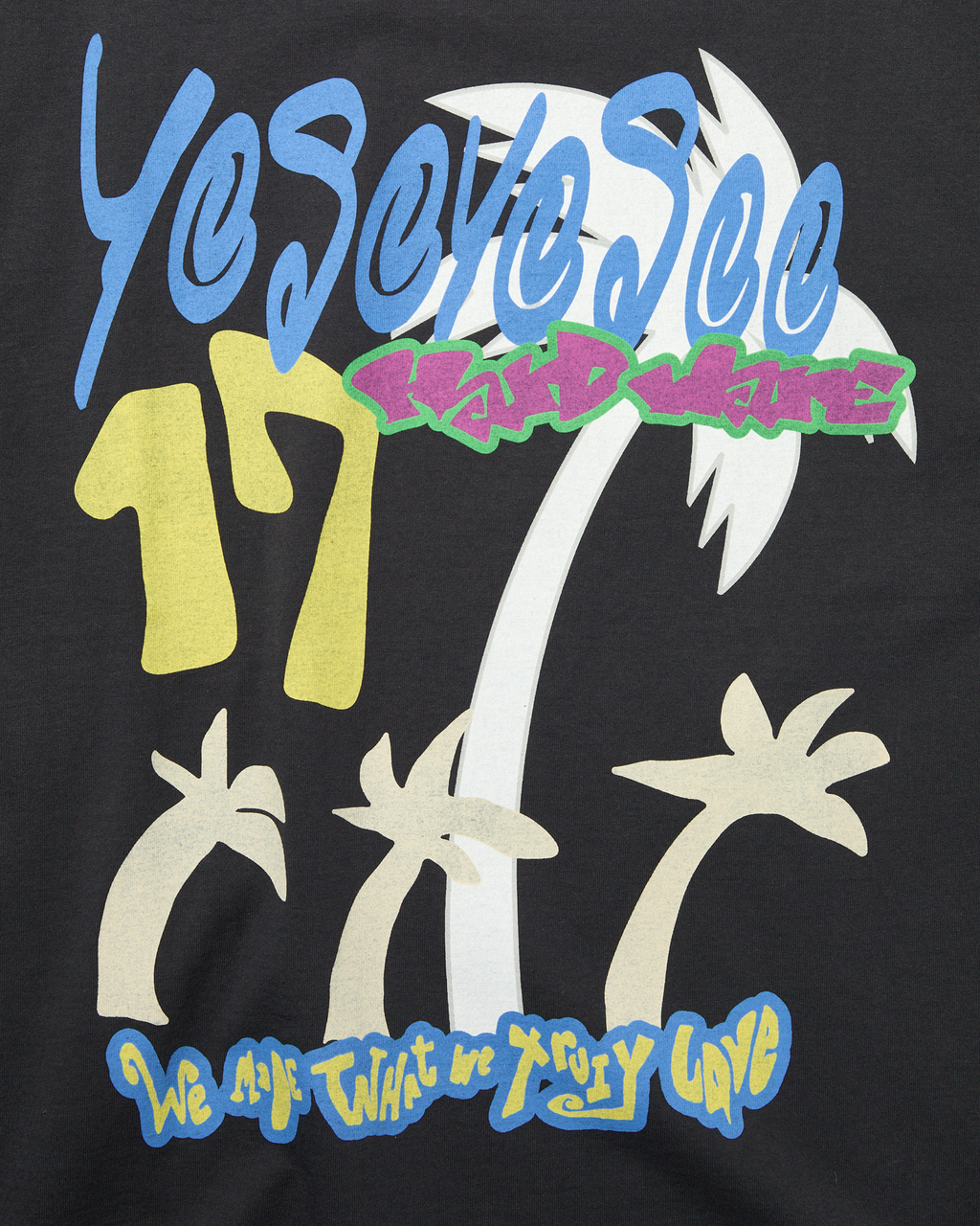 yeseyesee - Y.E.S Tropical Tee (Charcoal) product image 4 | TRAB K-Fashion Australia