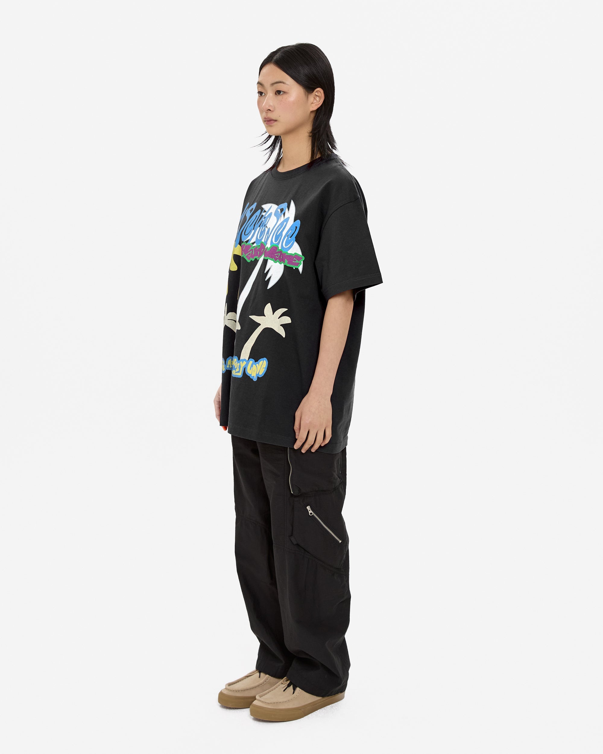 yeseyesee - Y.E.S Tropical Tee (Charcoal) product image 8 | TRAB K-Fashion Australia
