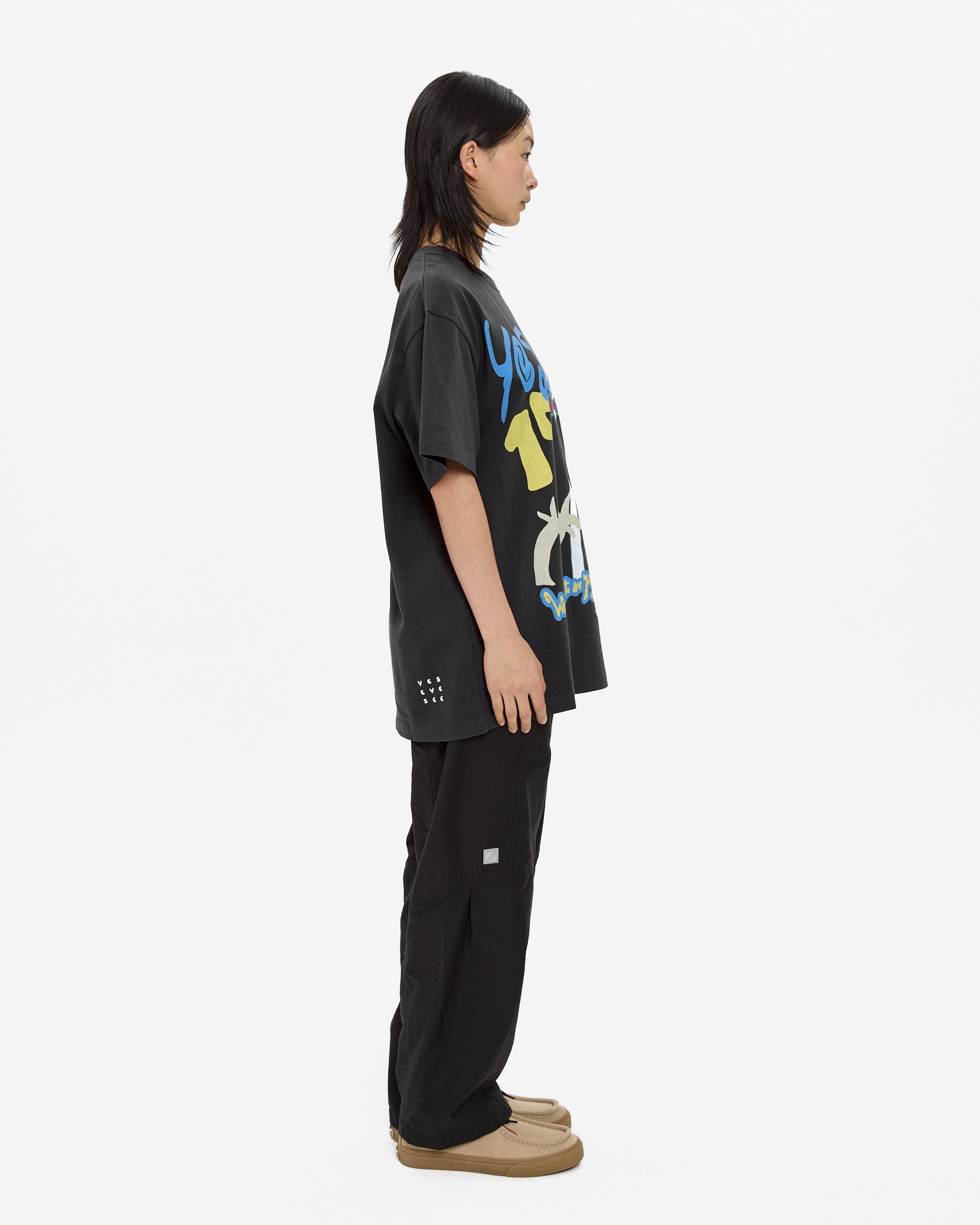 yeseyesee - Y.E.S Tropical Tee (Charcoal) product image 9 | TRAB K-Fashion Australia